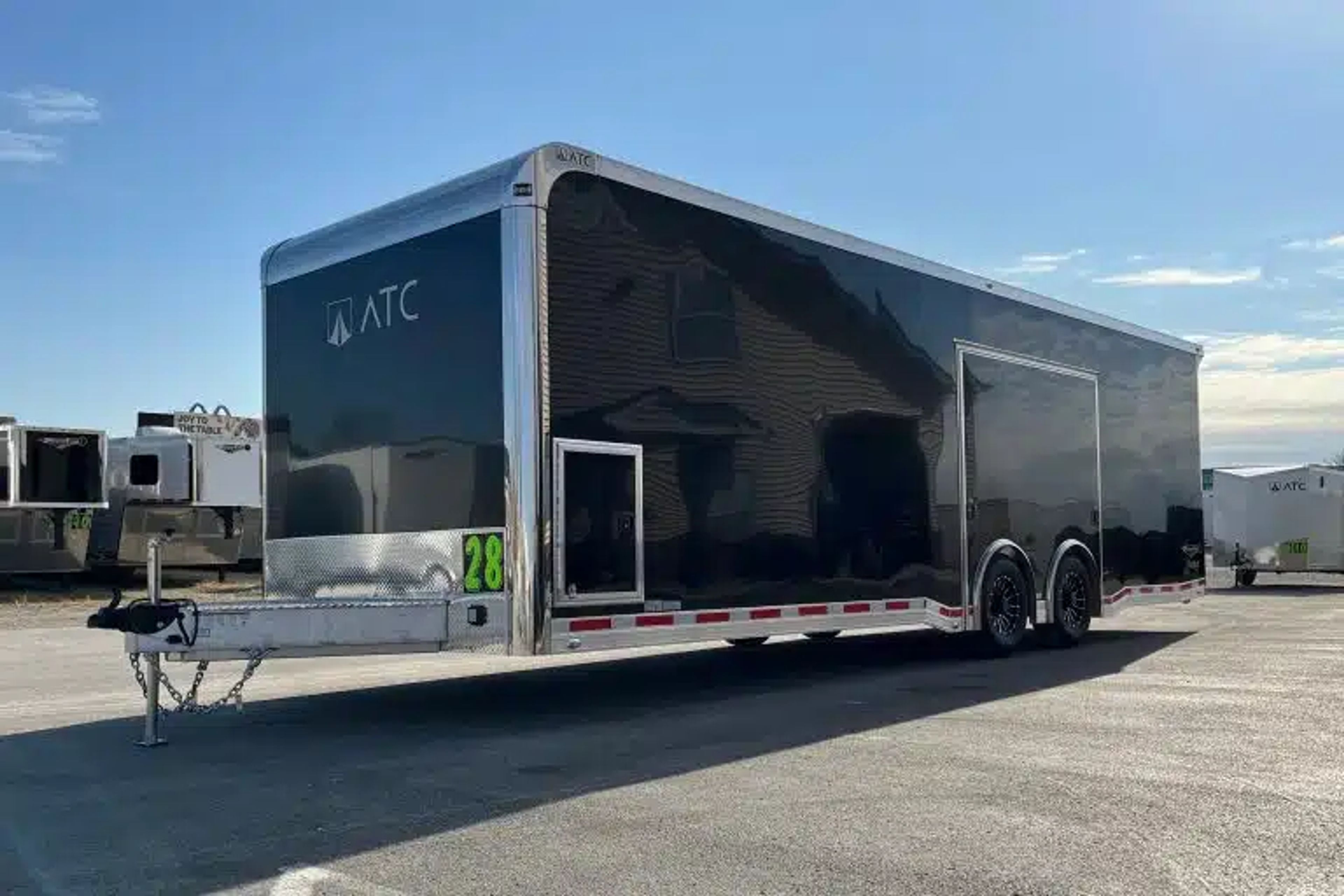 Enclosed ATC Car Trailer 2026 28ft. Aluminum ROM 550 w/LifeTrac & Large Escape — view 2
