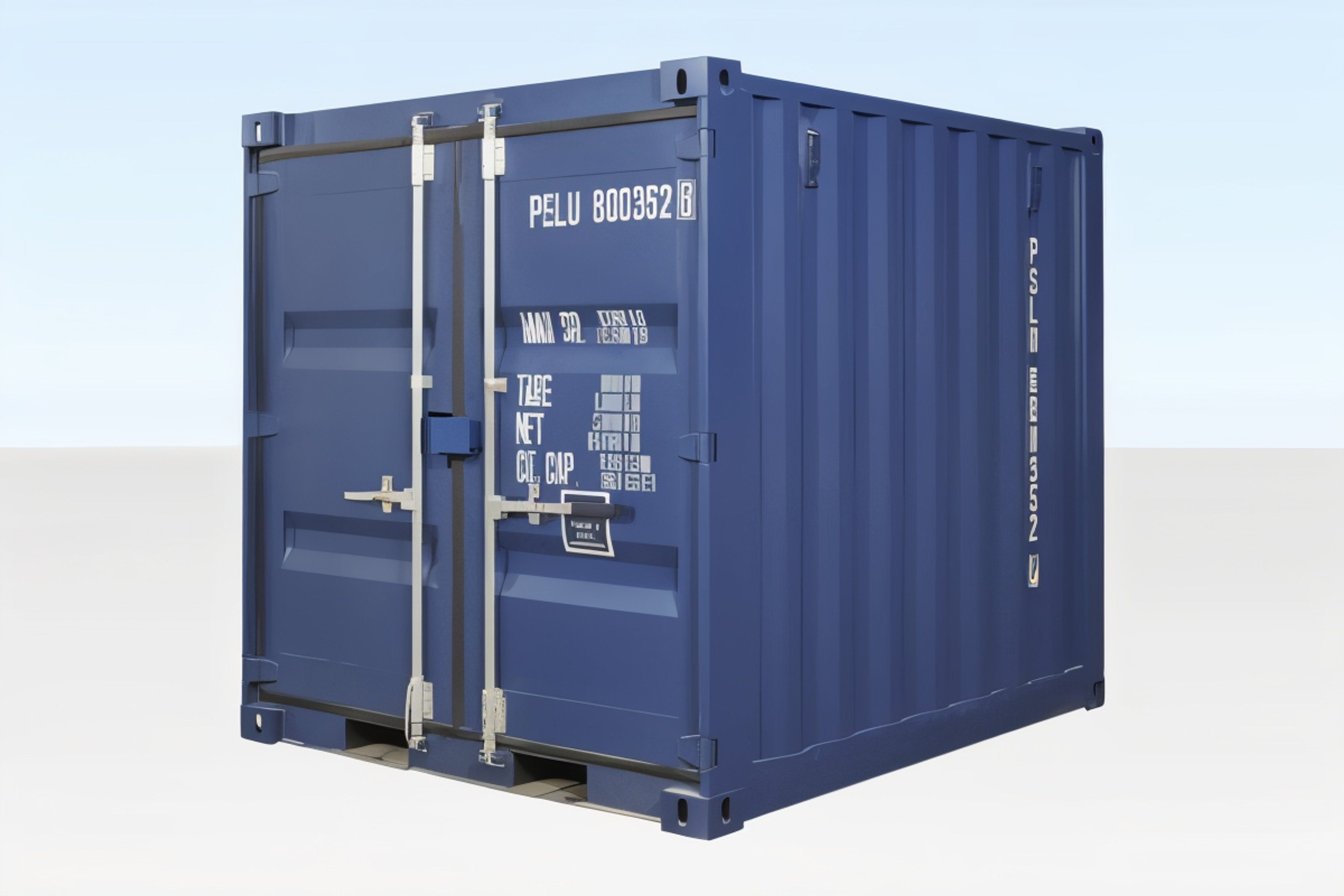 10ft X 8ft Shipping Container (One trip) – Blue