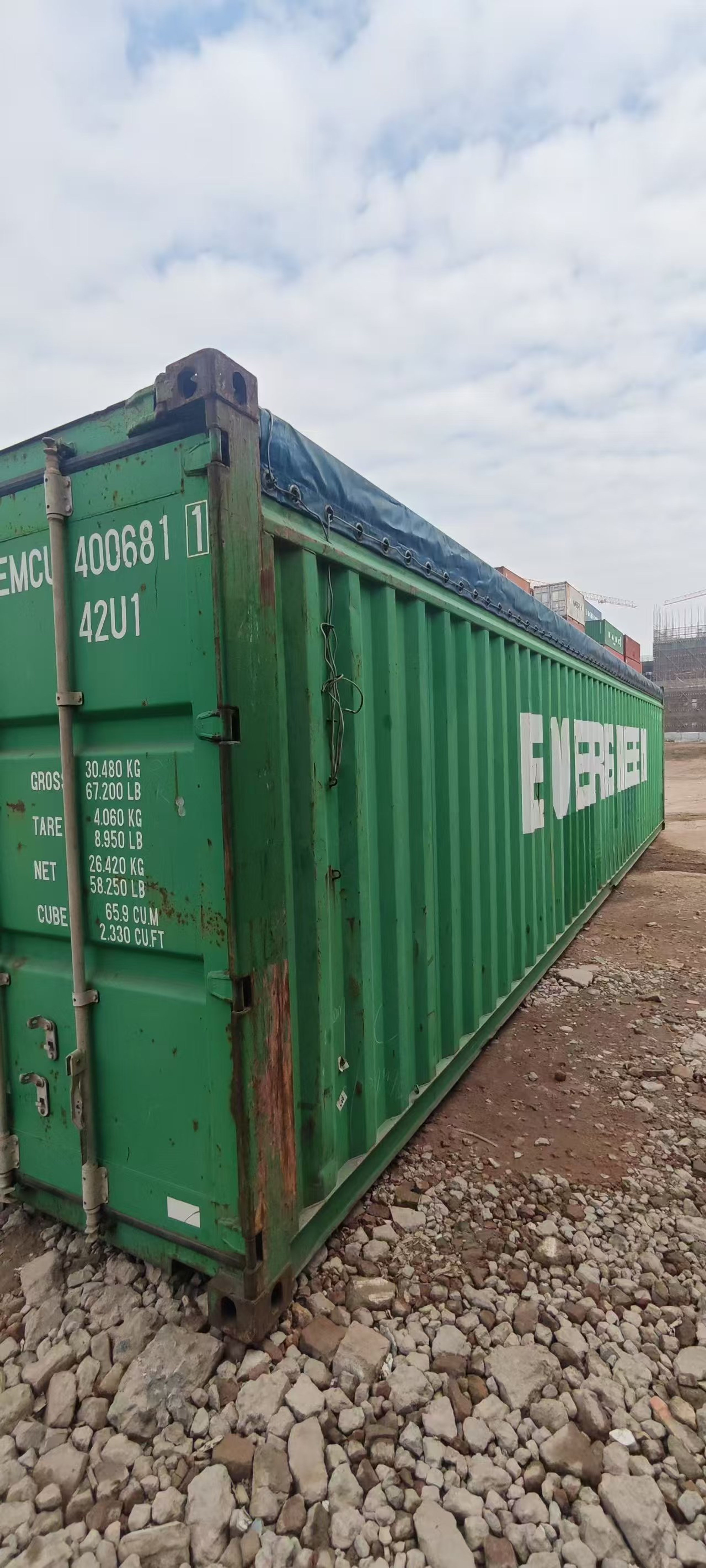 40ft Open Top Shipping Container — used unit