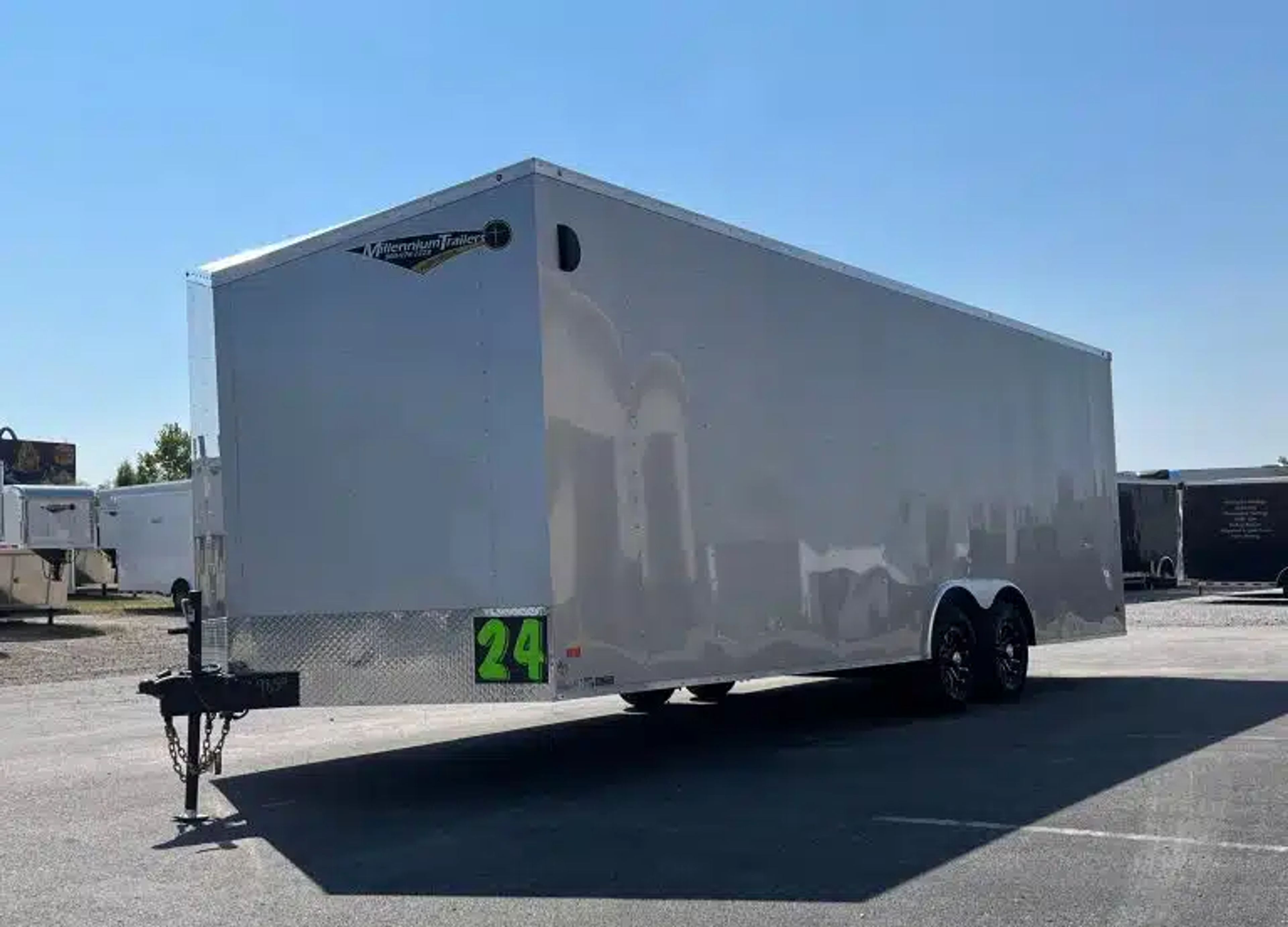Enclosed Car Hauler 2026 24ft. Hero w/Heavy Duty Ramp Door & Aluminum Wheels