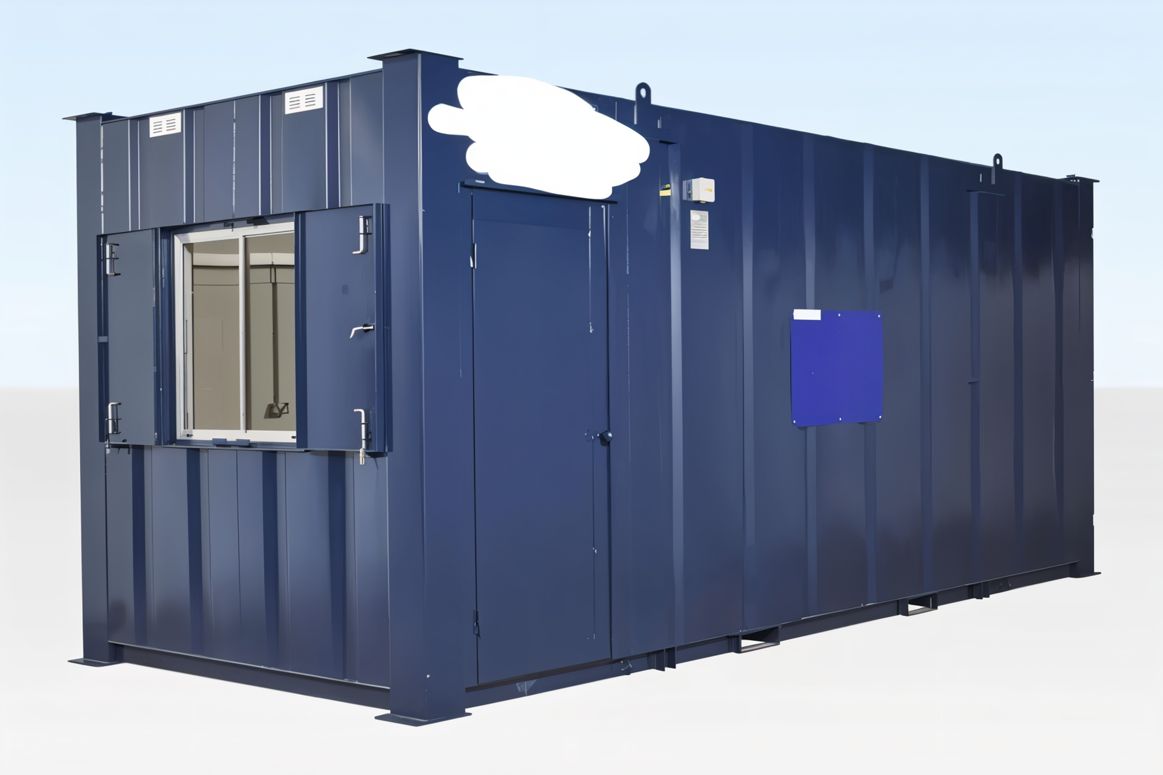 20ft x 8ft Steel Canteen/Store Cabin