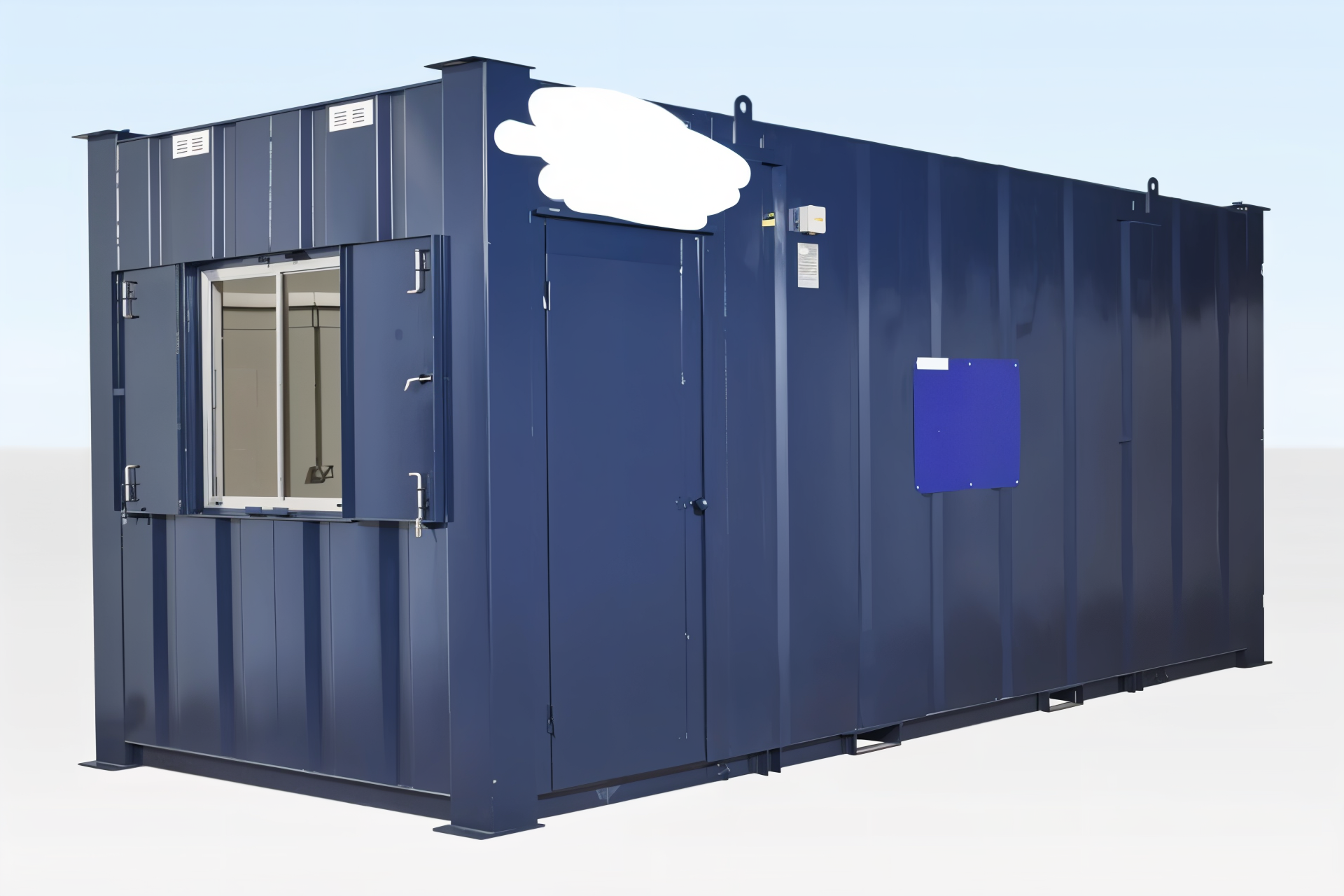 20ft x 8ft Steel Canteen/Store Cabin