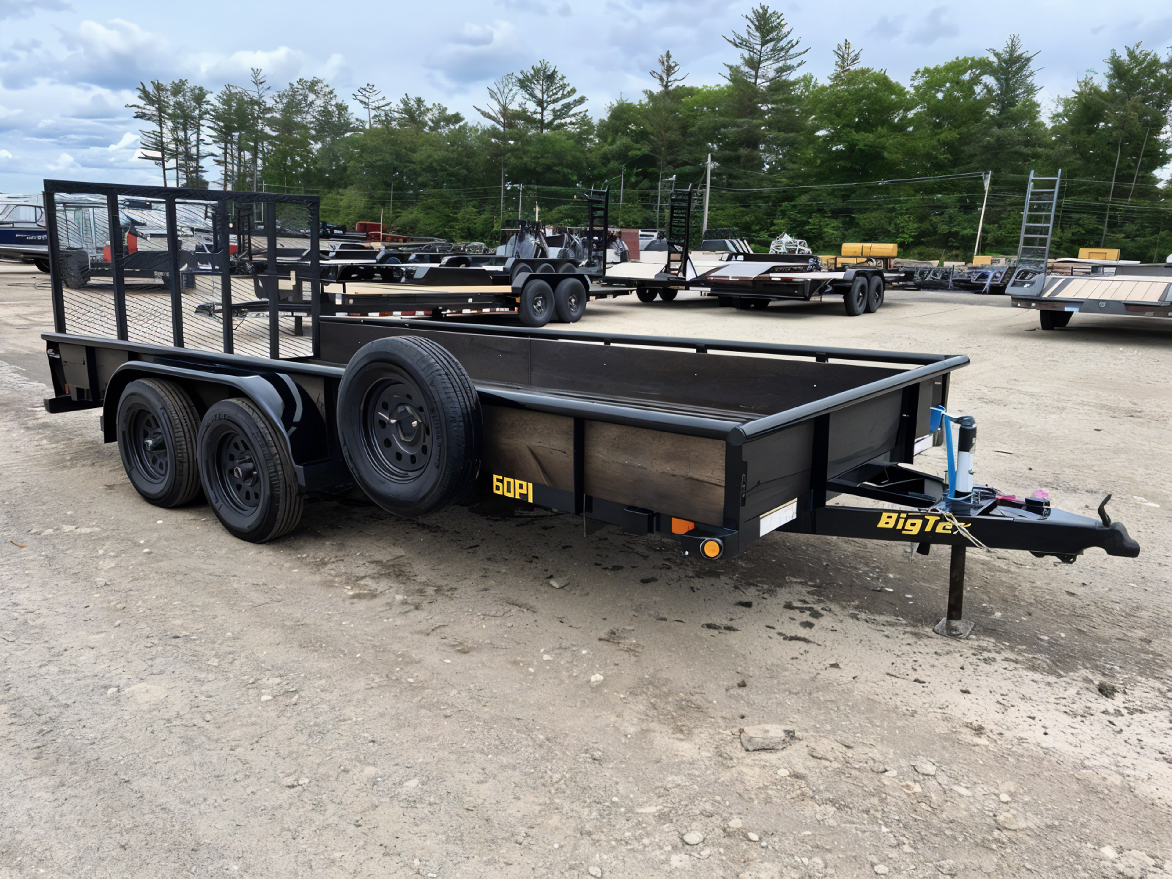 2021 Big Tex Trailers 6.5×16 6K Utility w/Ramp Gate & Spare Tire