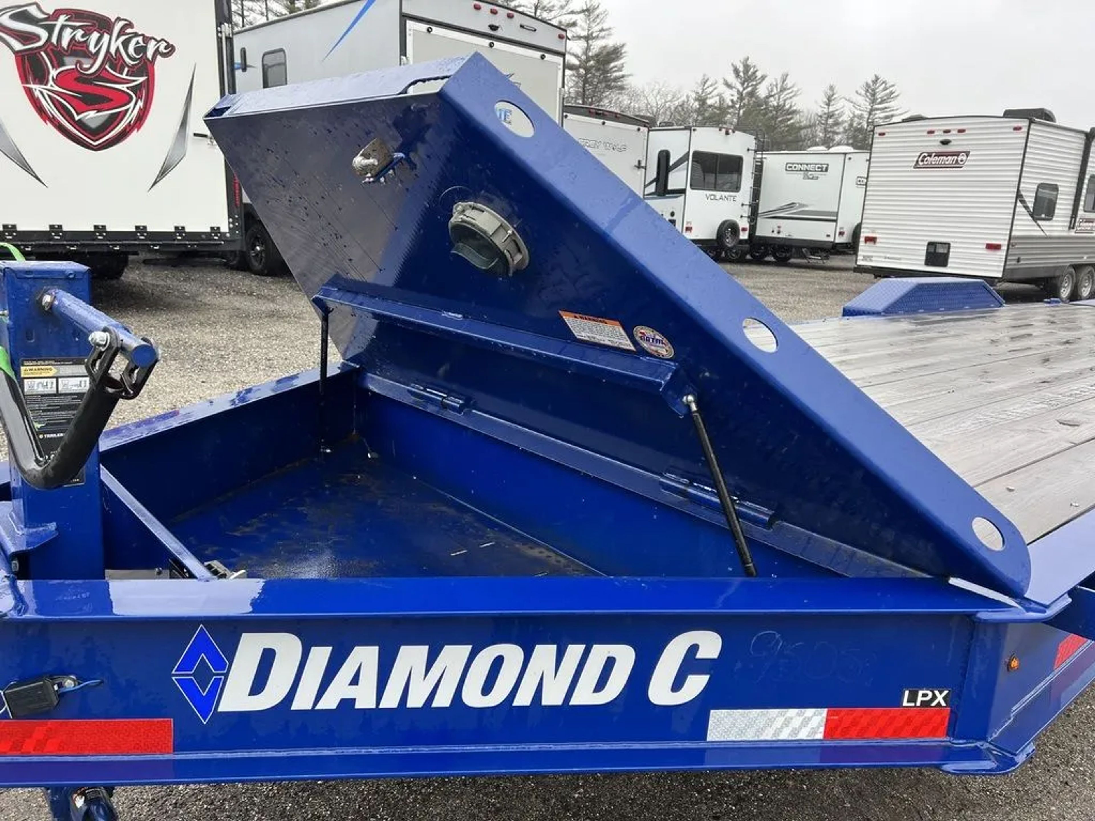 2022 Diamond C 7×24 20K Low Profile Equipment Trailer w/Max Ramps — view 6