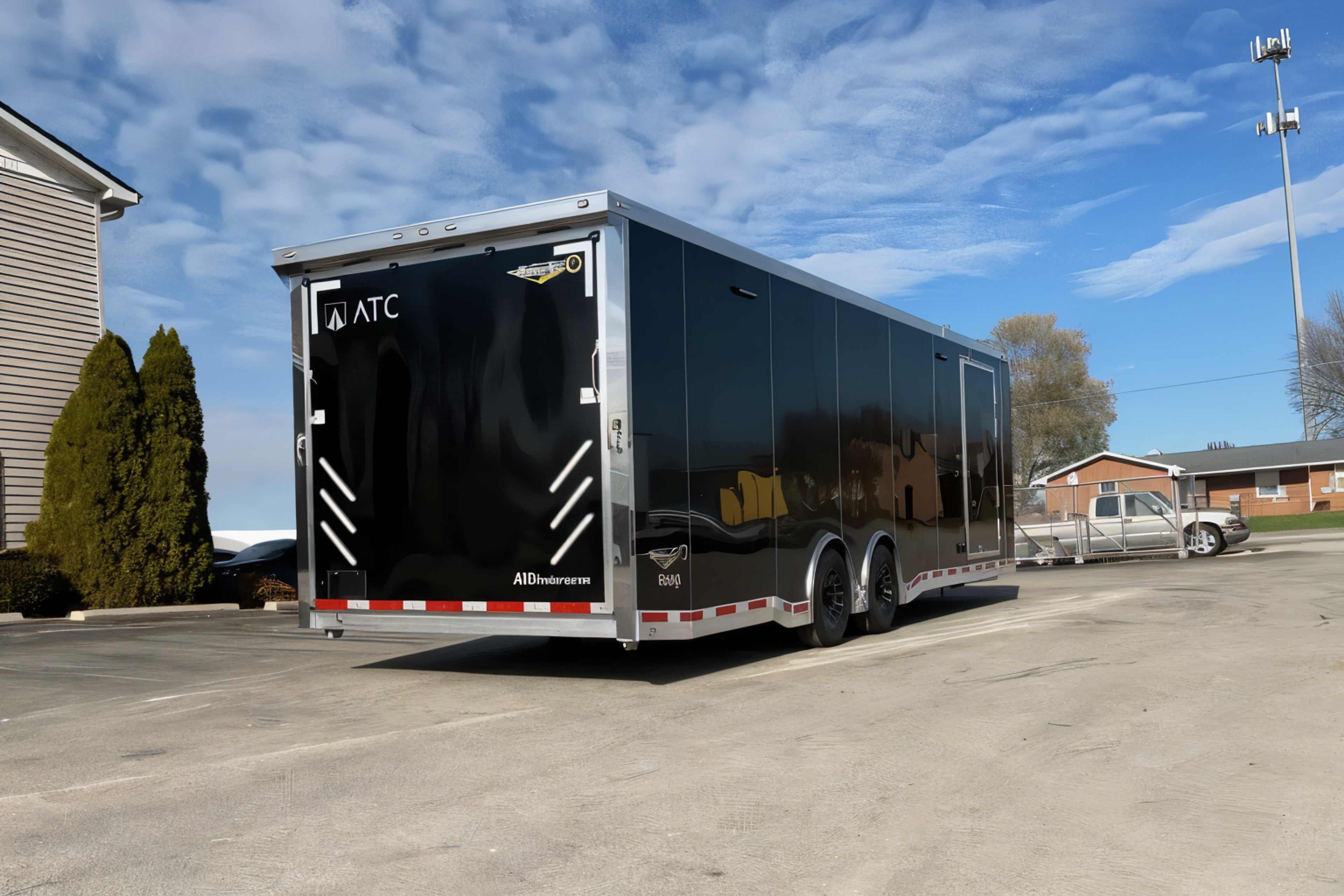Enclosed ATC Car Trailer 2026 28ft. Aluminum ROM 550 w/LifeTrac & Large Escape — view 4