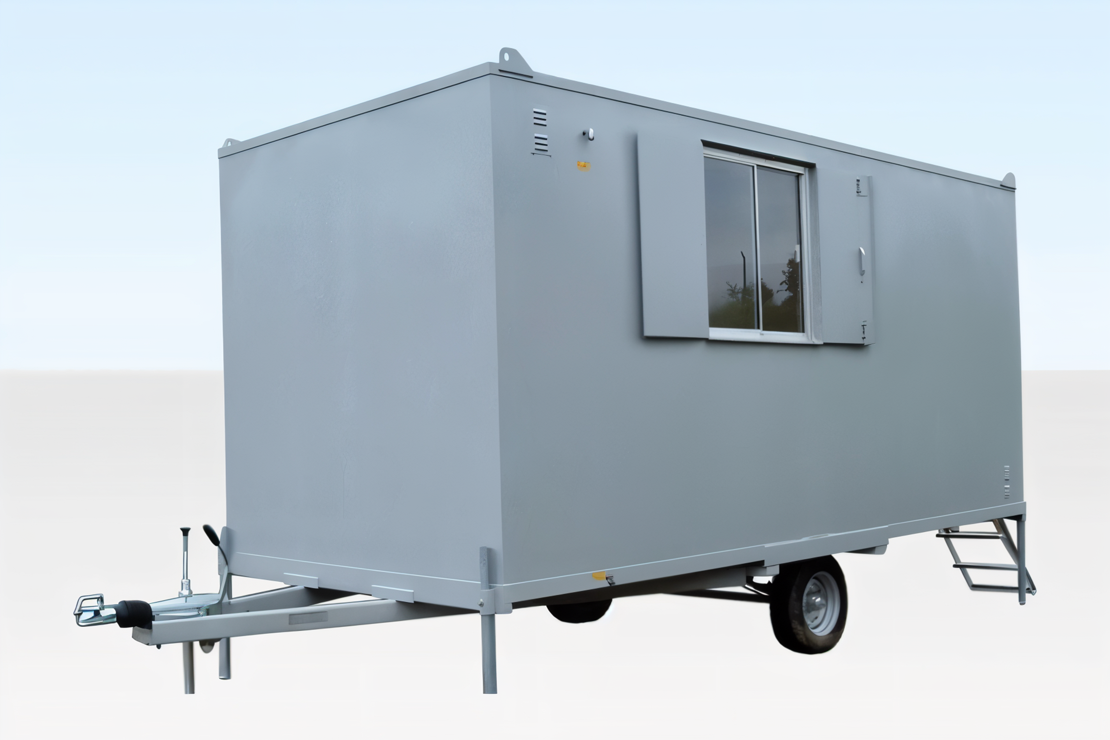 16ft x 7ft 6in Steel Mobile Anti-Vandal Office Cabin