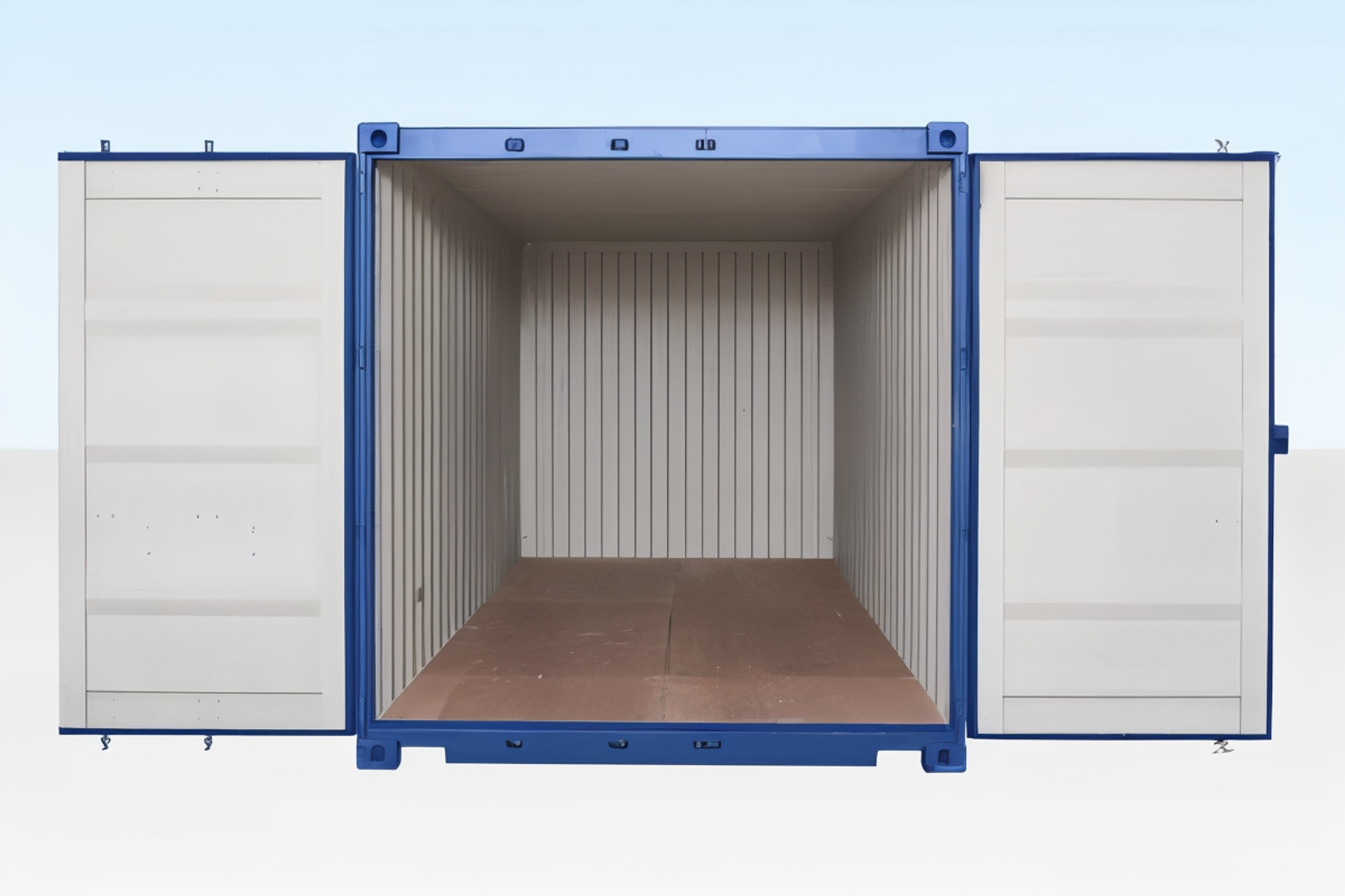 20ft Shipping Container (One Trip) – Blue — view 5