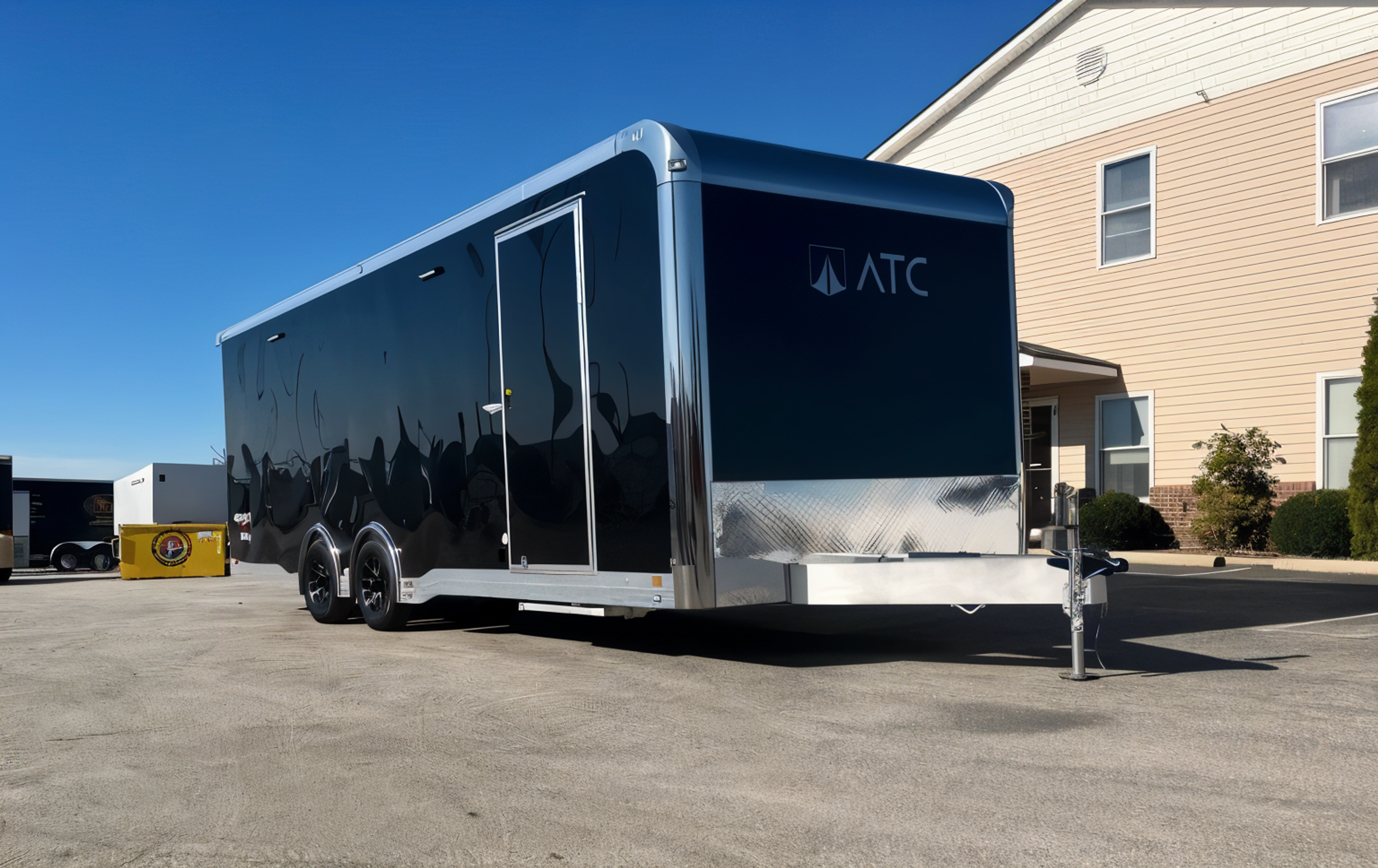 Enclosed ATC Car Trailer 2026 24ft. Aluminum ROM 550 w/Large Escape Door & — view 3