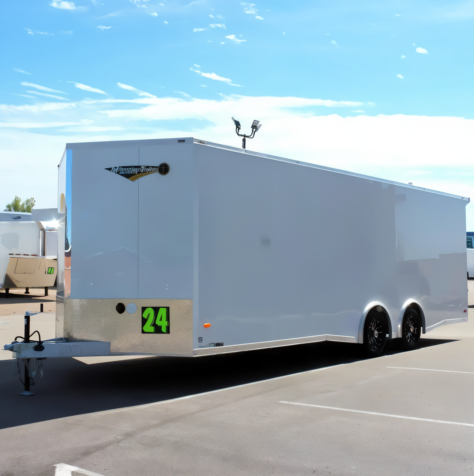 Enclosed Car Hauler 2026 24ft. Aluminum Blaze w/Finished Interior & Aluminum