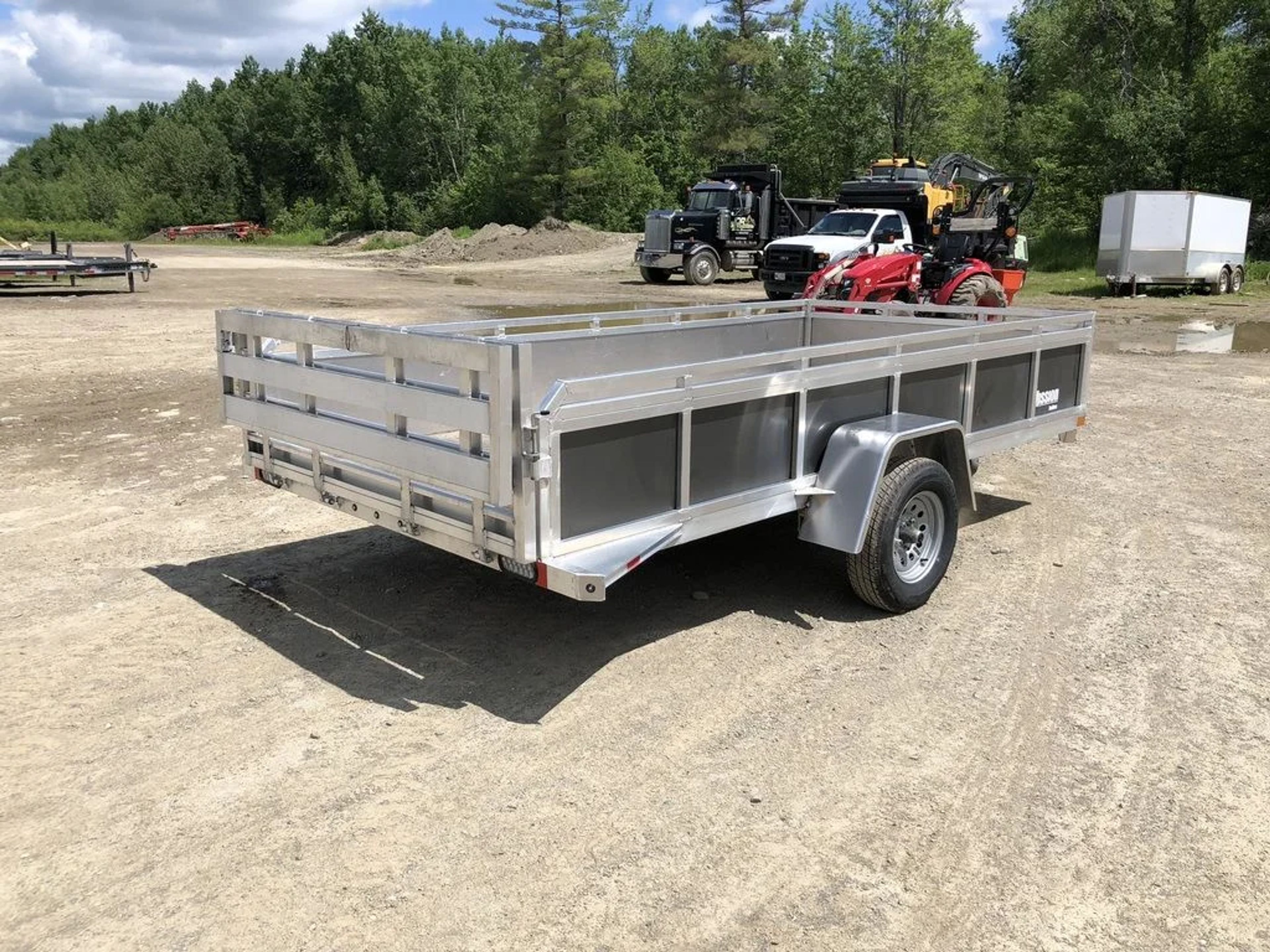2022 Mission Trailers 6×12 Aluminum Open Utility w/Integrated Rear Ramp — view 7