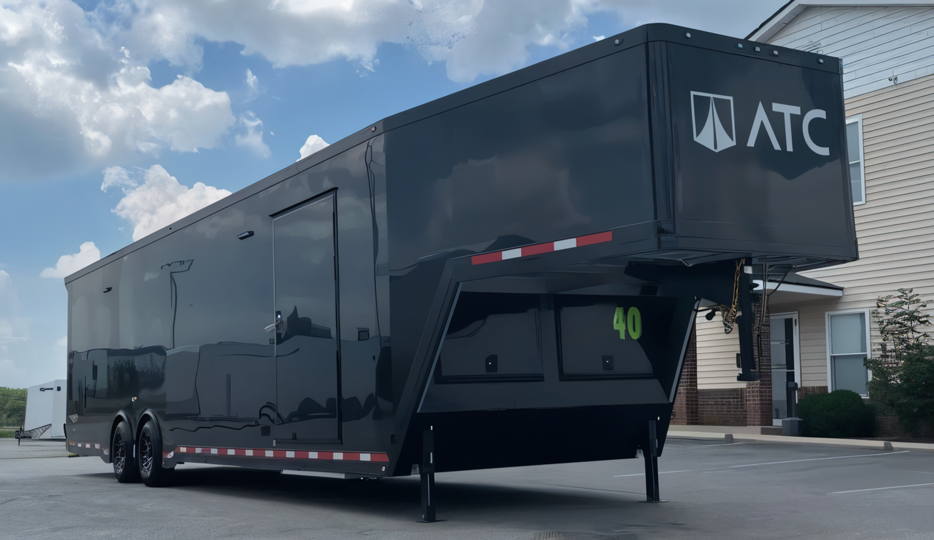 Enclosed ATC Gooseneck Car Trailer 2026 40ft. Aluminum ROM 500 w/Black Trim — view 5