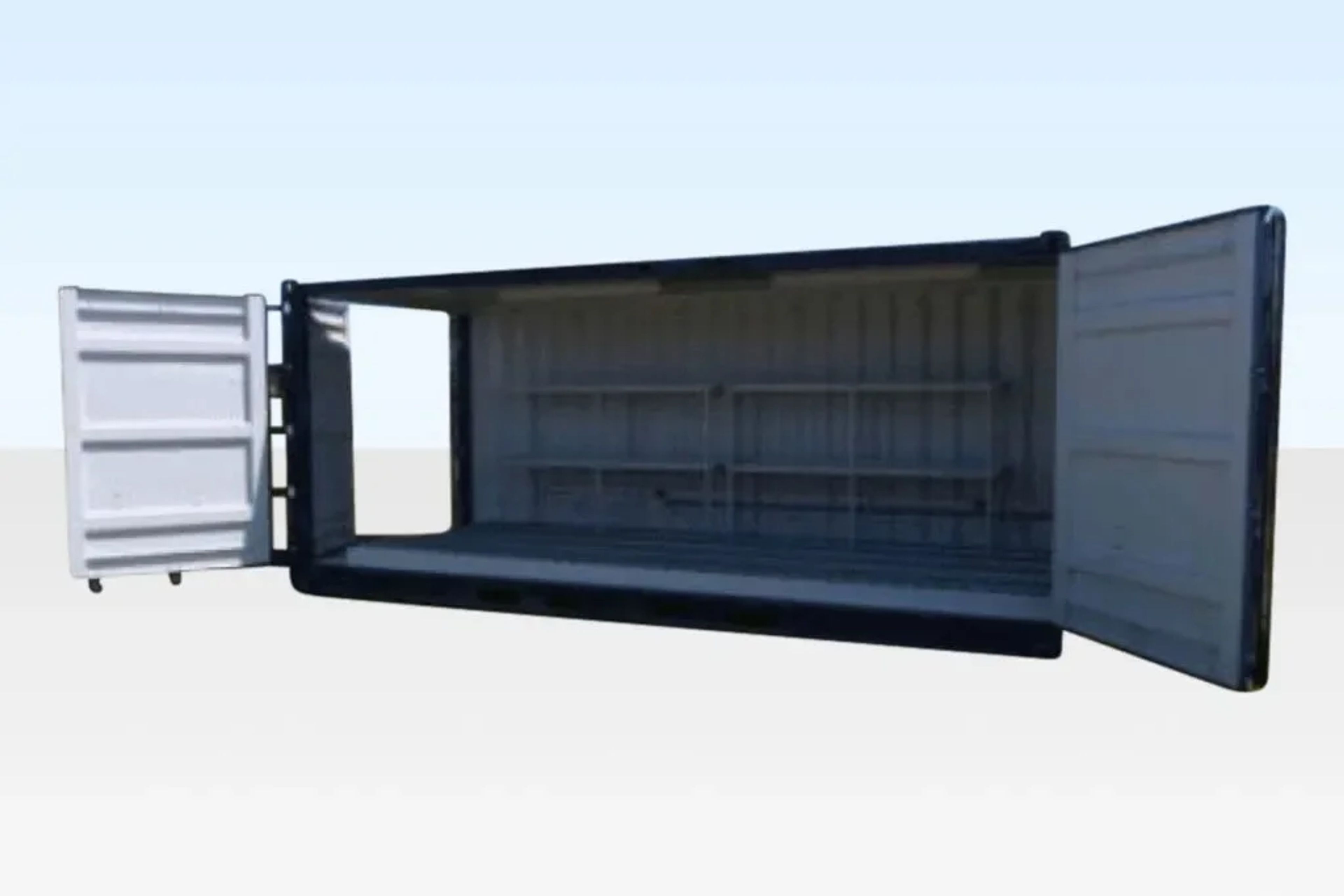 20ft X 8ft Open Side Bunded Open Mesh Floor Store — view 5