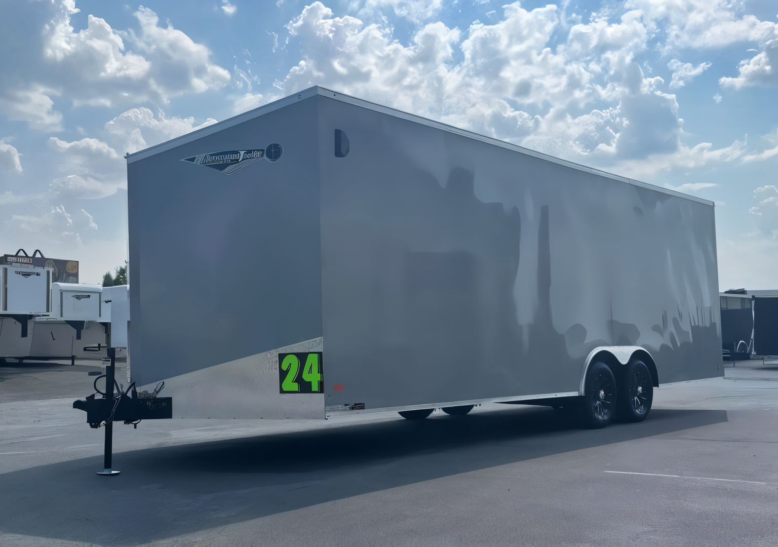 Enclosed Car Hauler 2026 24ft. Hero w/Heavy Duty Ramp Door & Aluminum Wheels