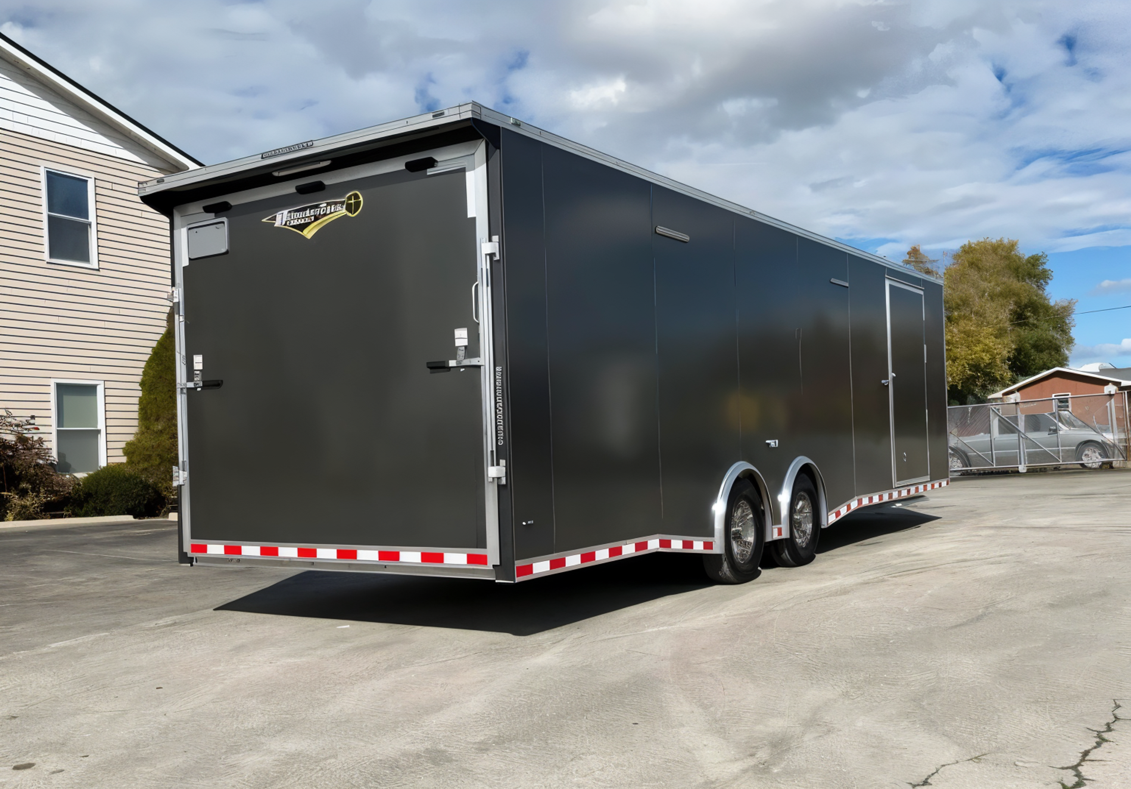 Enclosed Car Hauler 2026 28ft. Aluminum Extreme w/6K Torsion Spread Axles, — view 2
