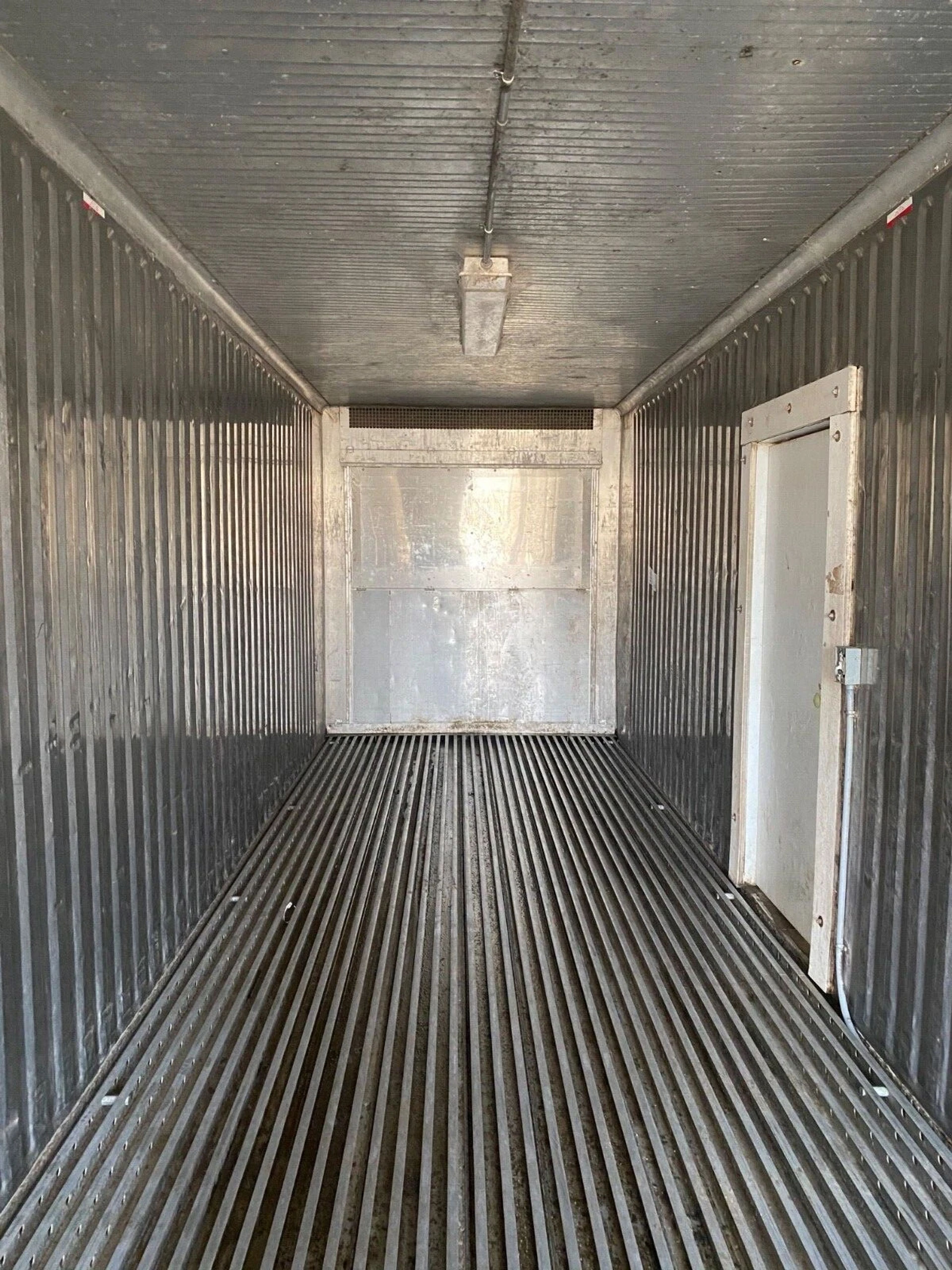 Used 40ft Refrigerated Shipping Container – With Custom Side Door Access — view 2