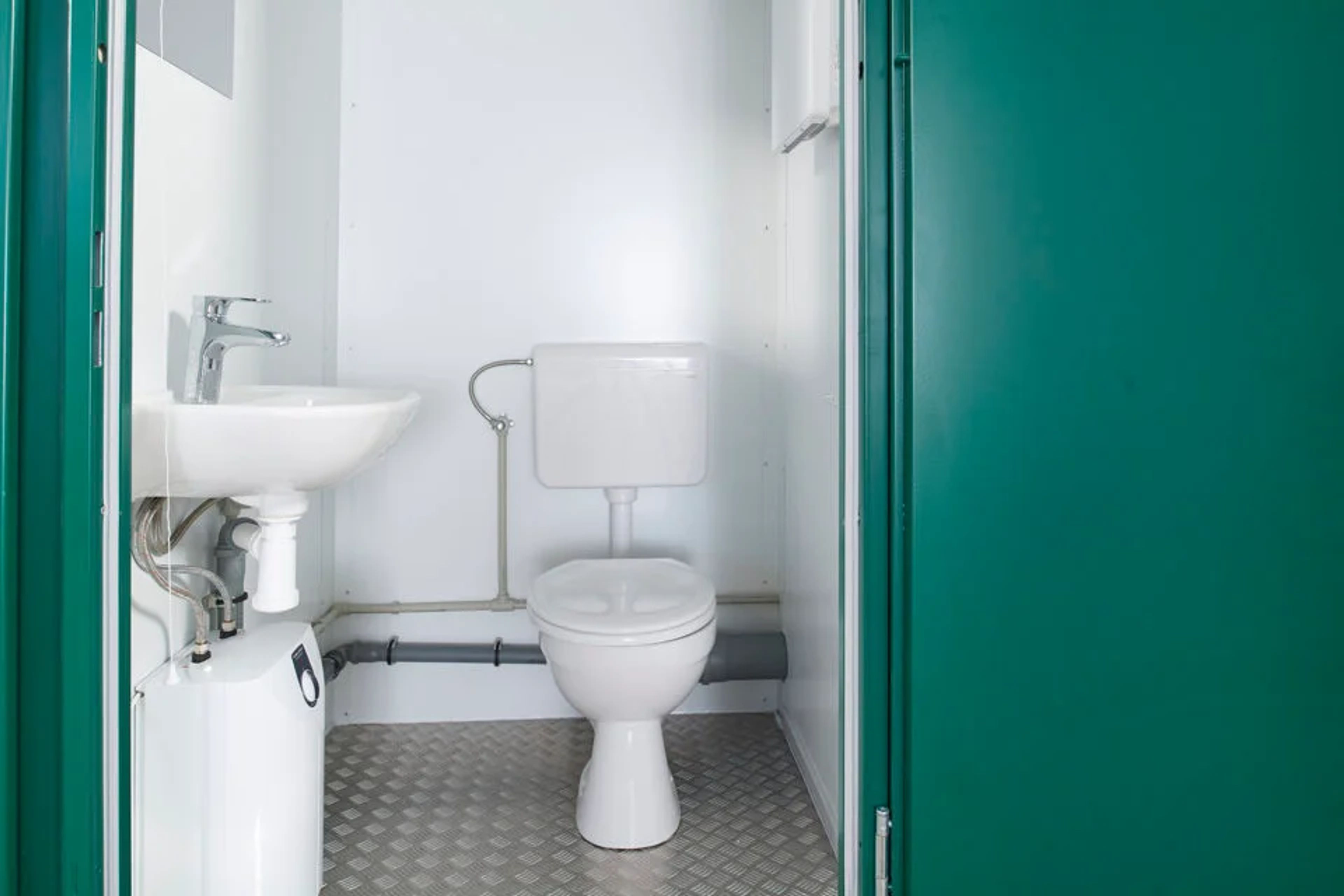 1+1 Double Mains Toilet 8ft x 5ft (Green) — view 2