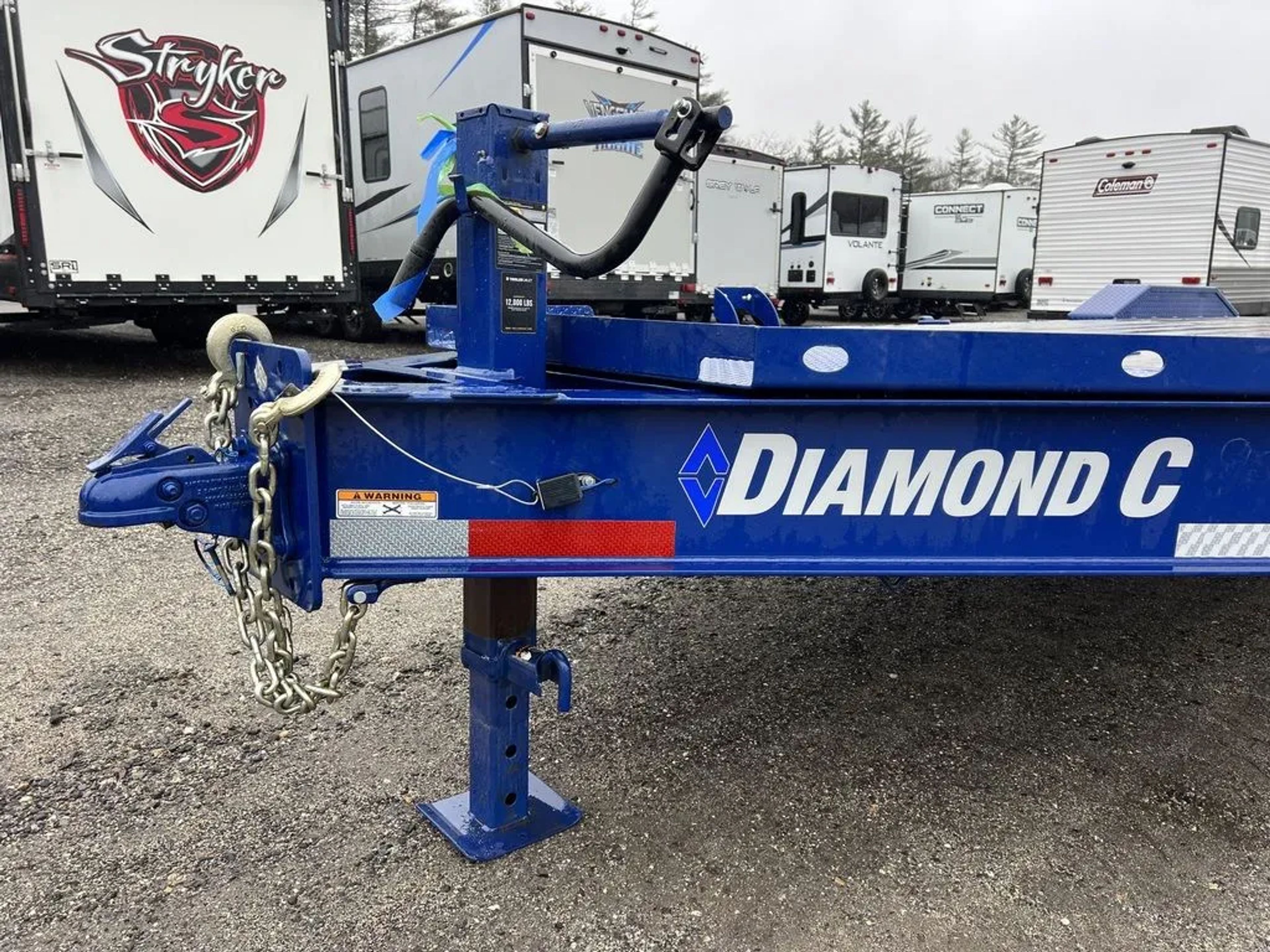2022 Diamond C 7×24 20K Low Profile Equipment Trailer w/Max Ramps — view 5