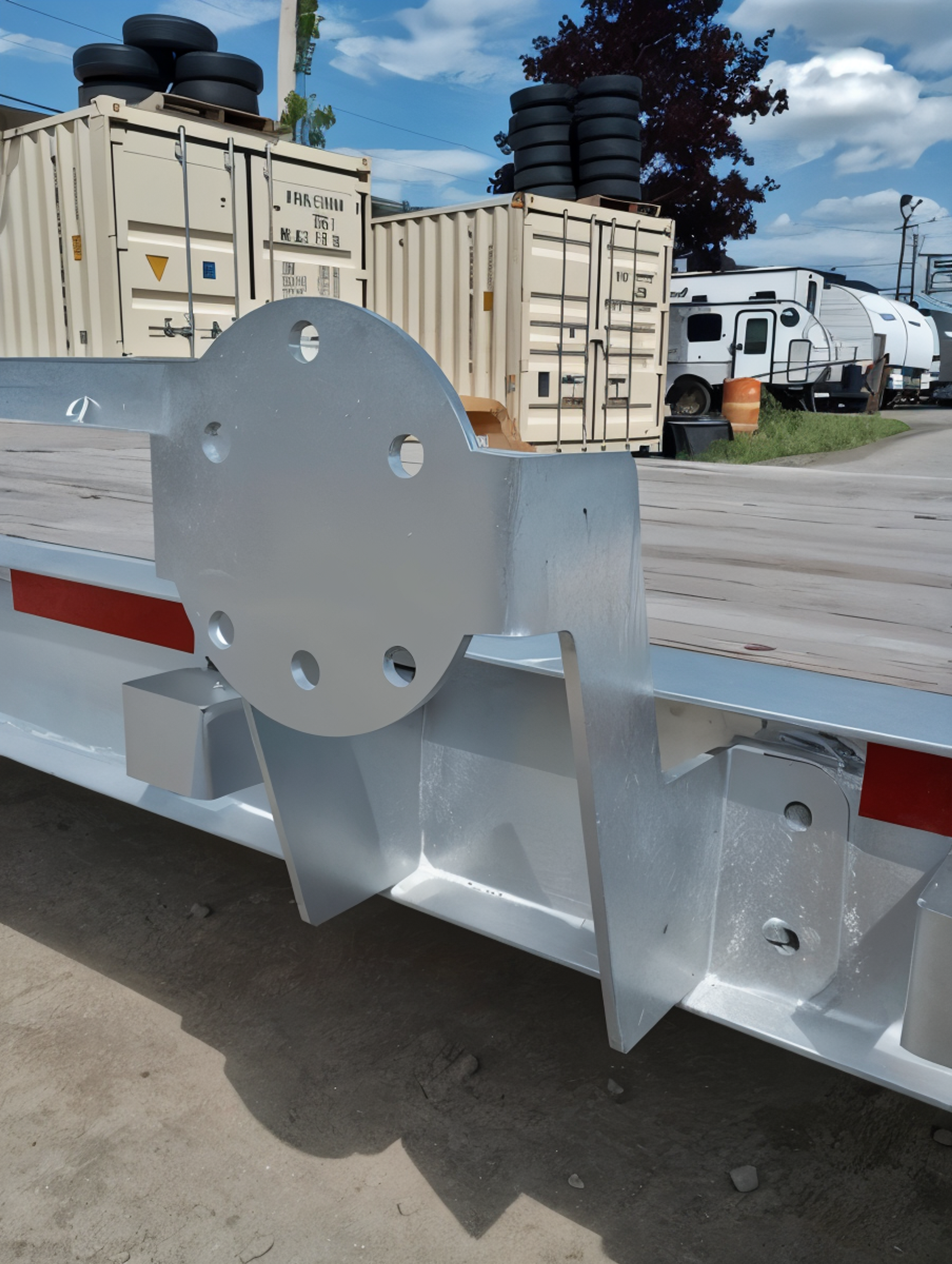 2024 N&N Trailers 7×20+3 Galvanized 22.5K Lowpro Equipment Trailer w/HD Full — view 8
