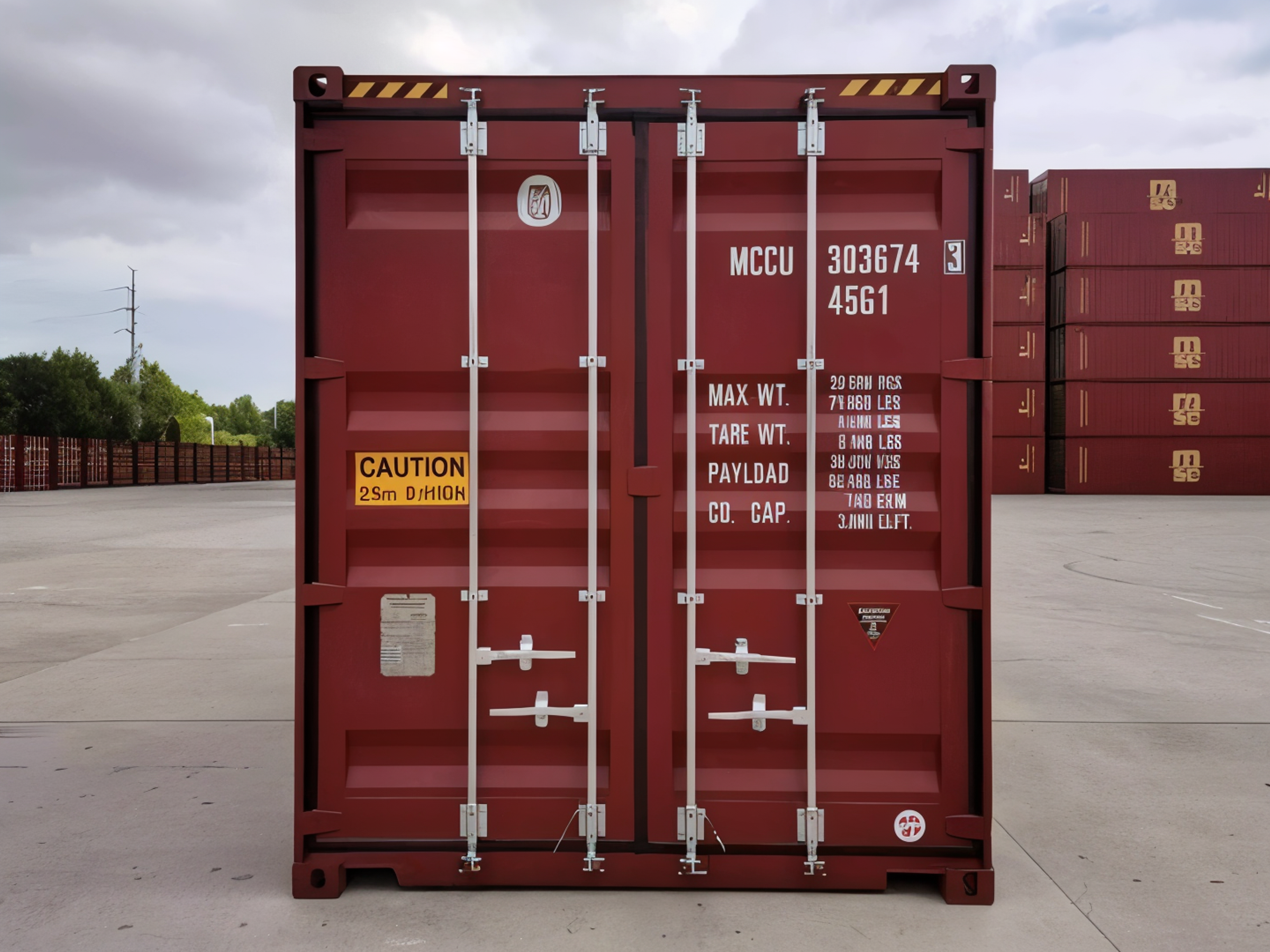 40ft x 8ft Used Cargo-worthy Dry Van — view 4