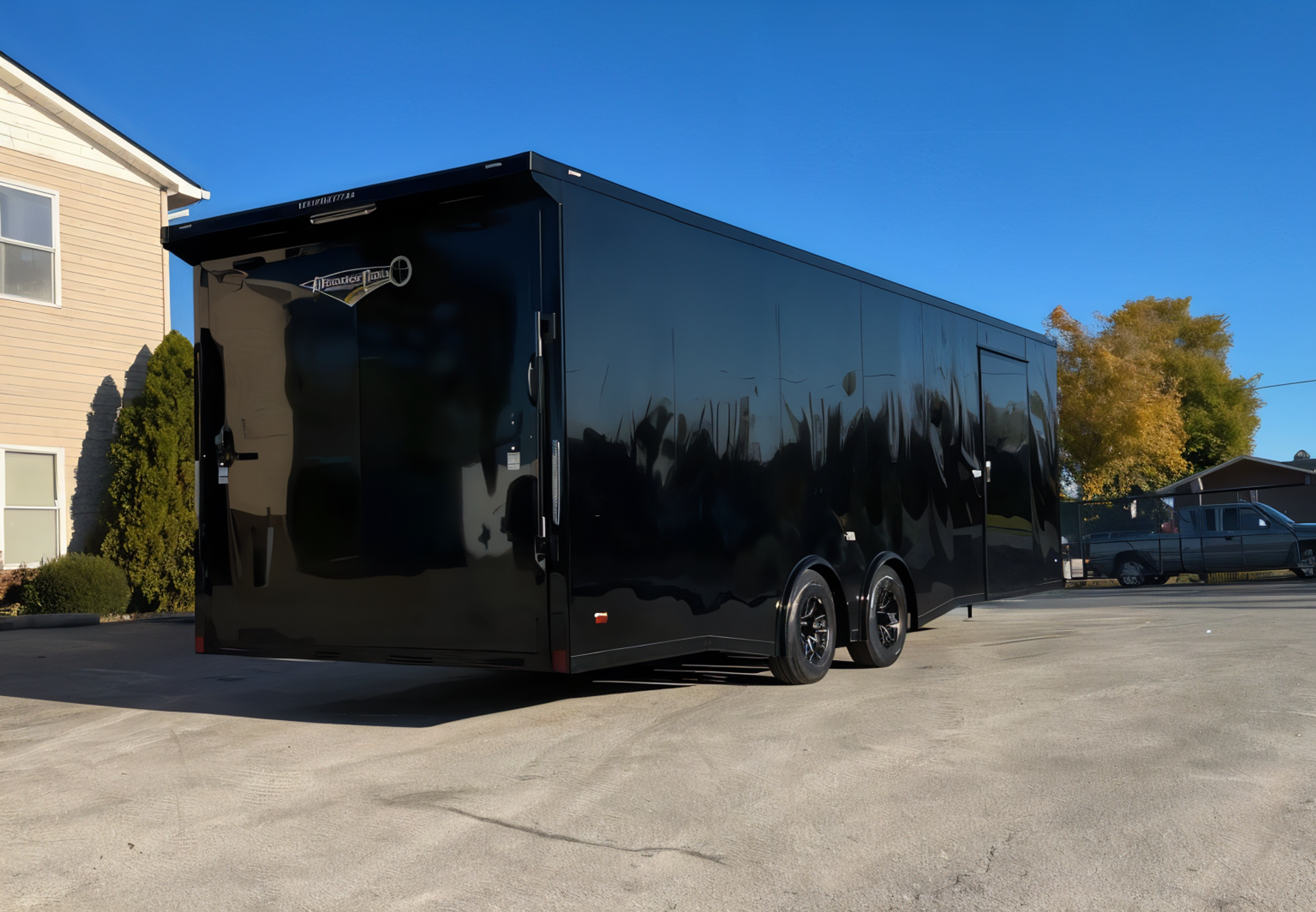 Enclosed Car Hauler 2025 26ft. Blaze w/Finished Interior & Black-Out Package — view 3