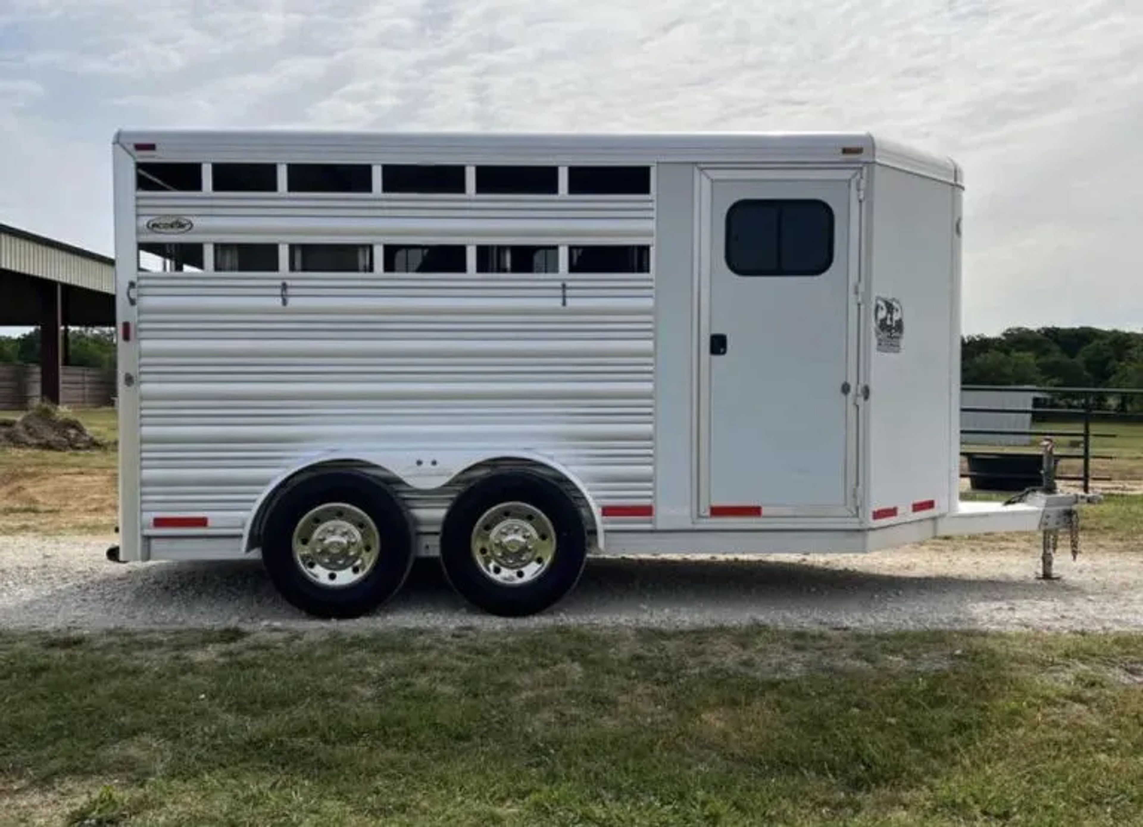 2013 model Cimarron 3 Horse Bumper Pull — view 6
