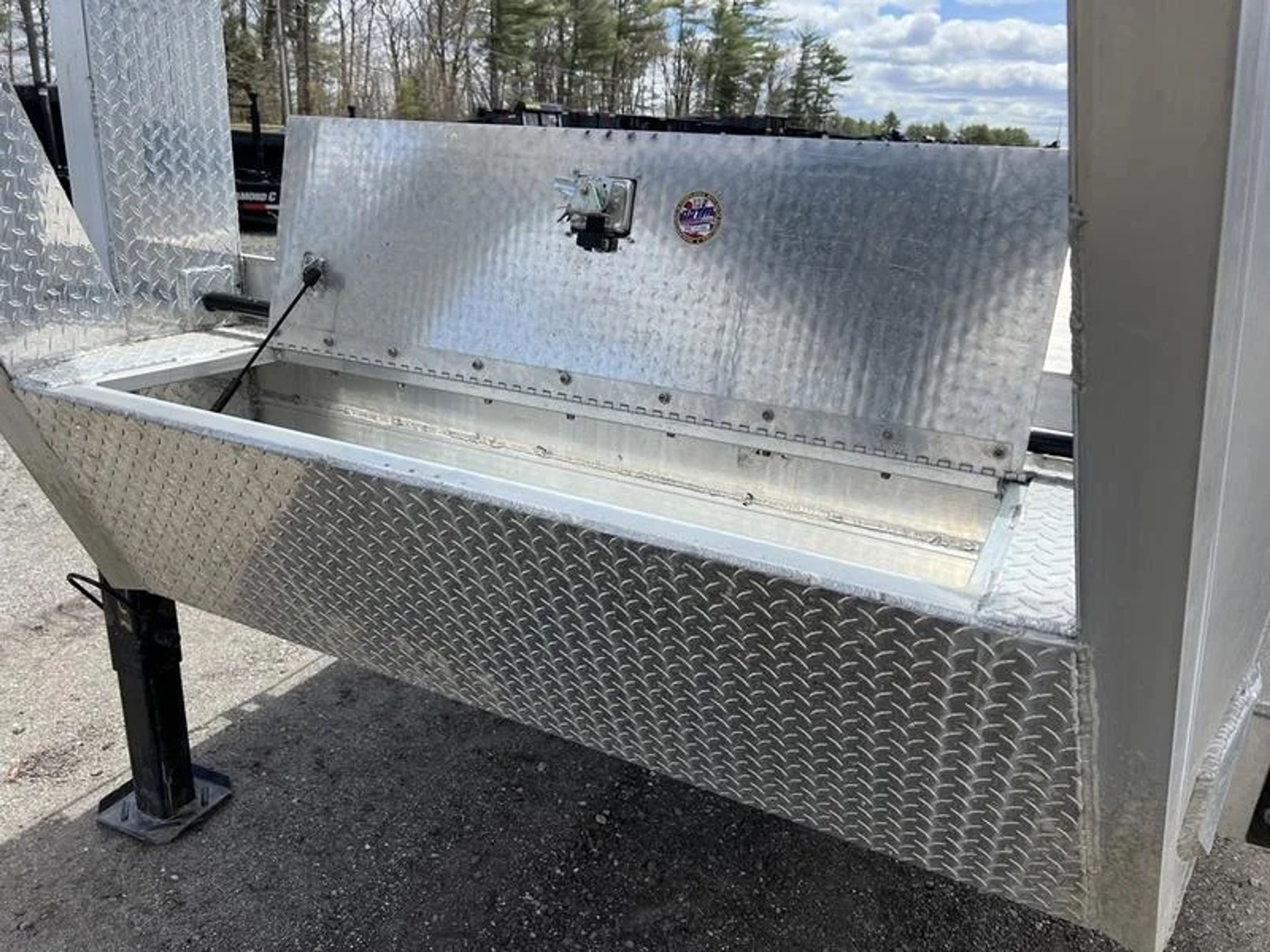 2024 Alum Line Trailers 8.5×24 13K Aluminum Gooseneck w/Flip-Over Ramps — view 7