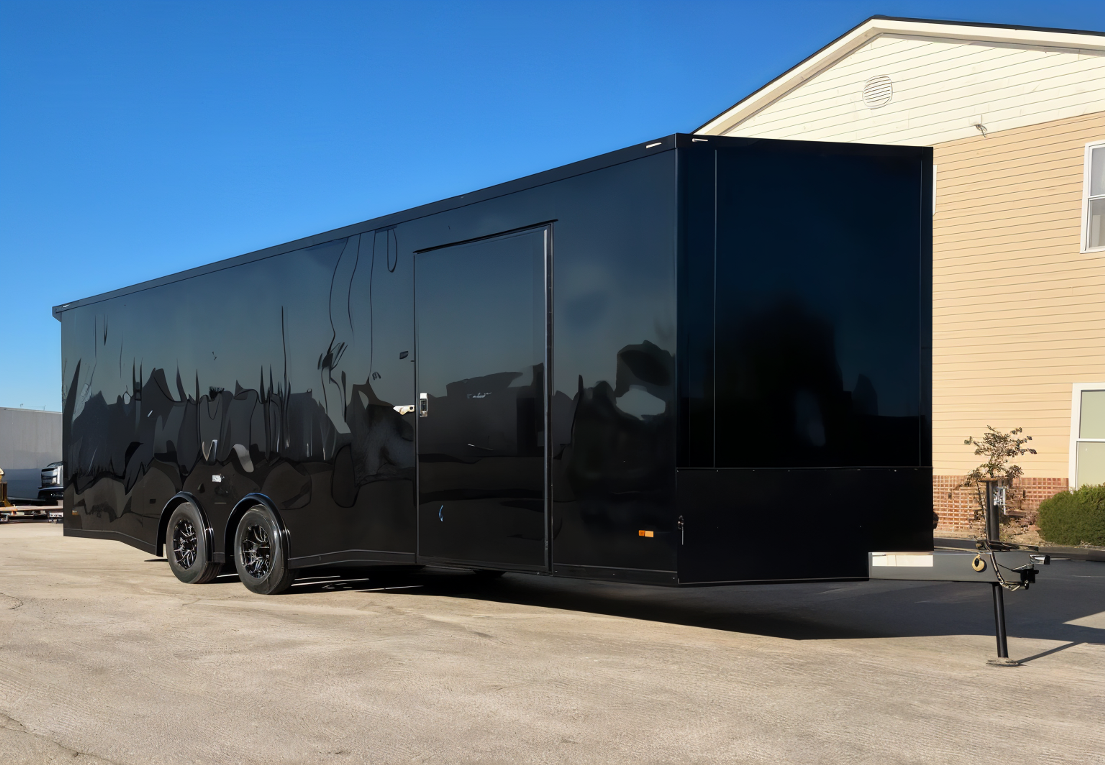 Enclosed Car Hauler 2025 26ft. Blaze w/Finished Interior & Black-Out Package — view 2