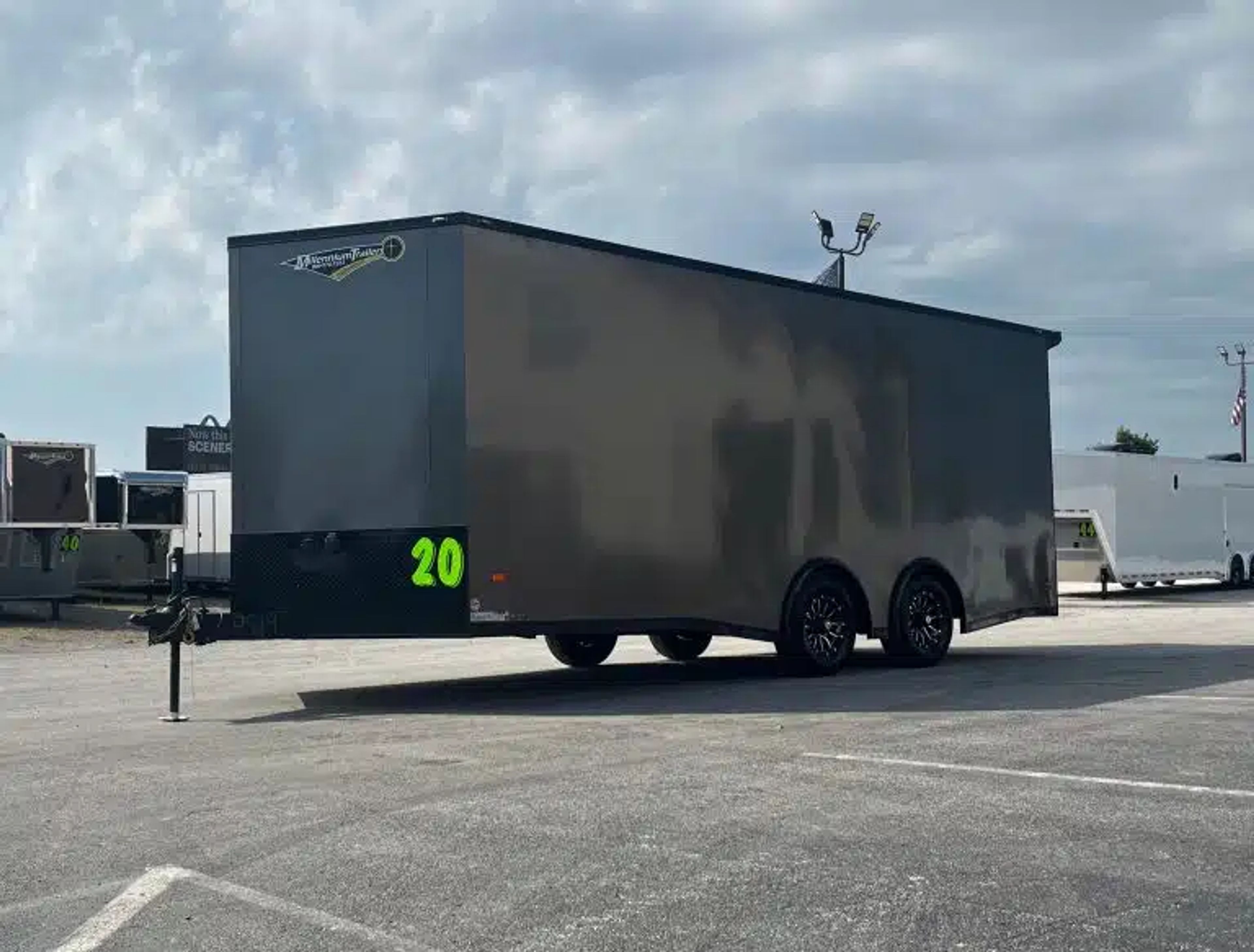 Enclosed Car Hauler 2025 20ft. Blaze w/Finished Interior, Black-Out Package, &