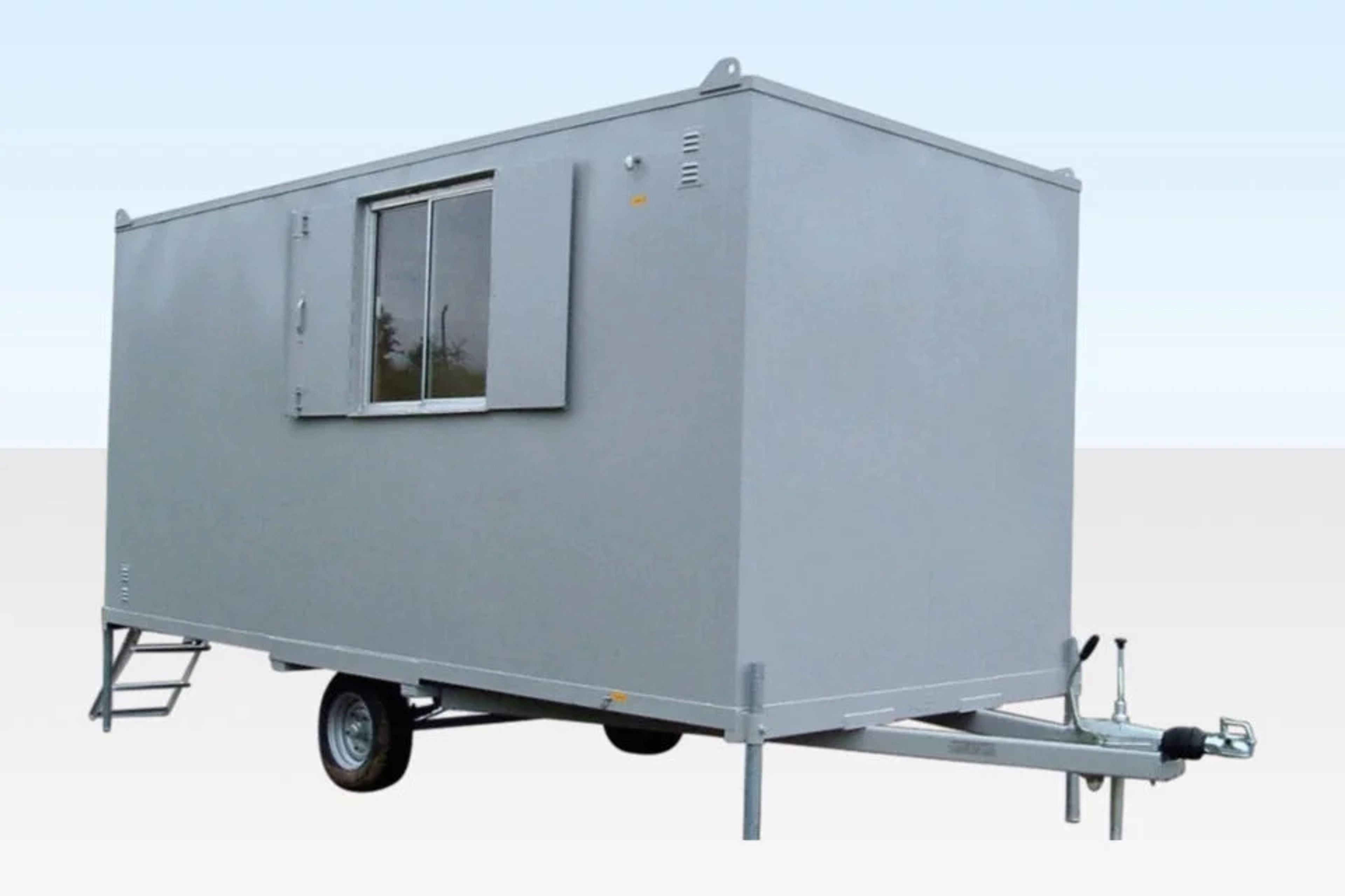 16ft x 7ft 6in Steel Mobile Anti-Vandal Office Cabin — view 2