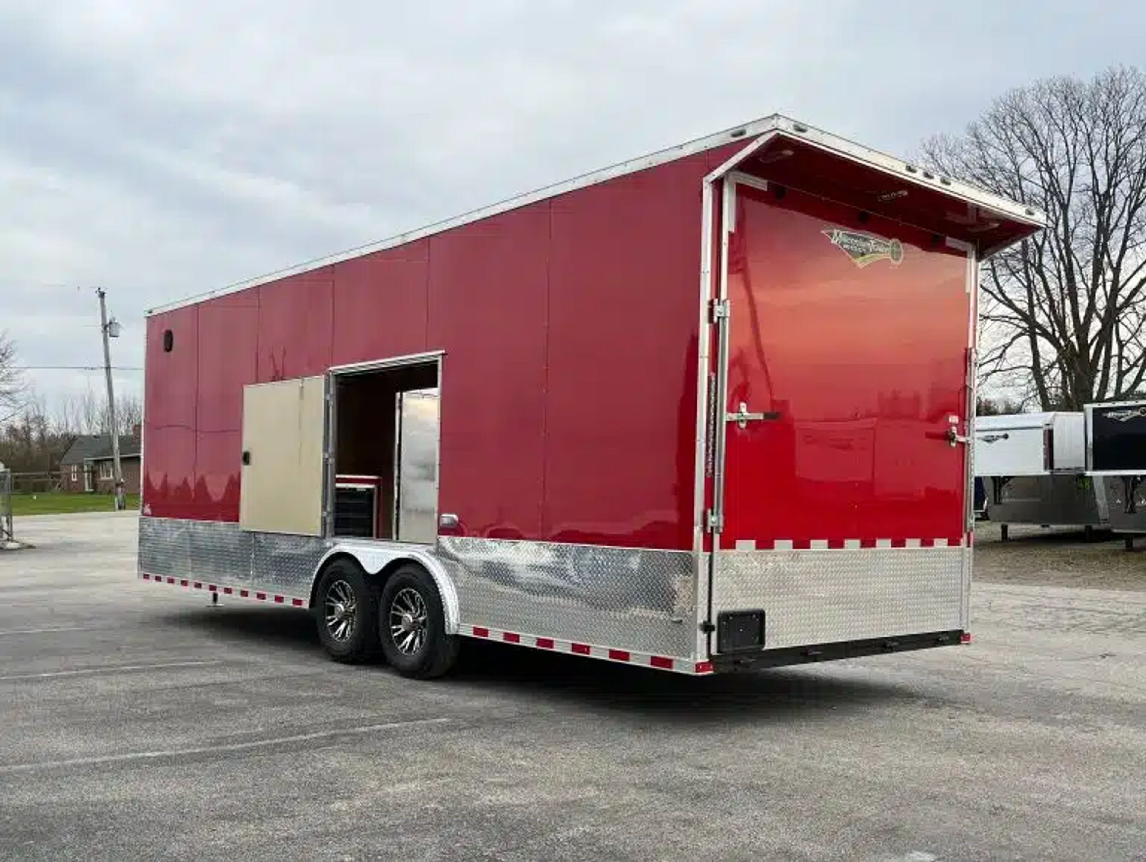 Enclosed Car Hauler 2026 24ft. Econo-Max 7k Axles, 8ft. Interior, Alum Wheels,