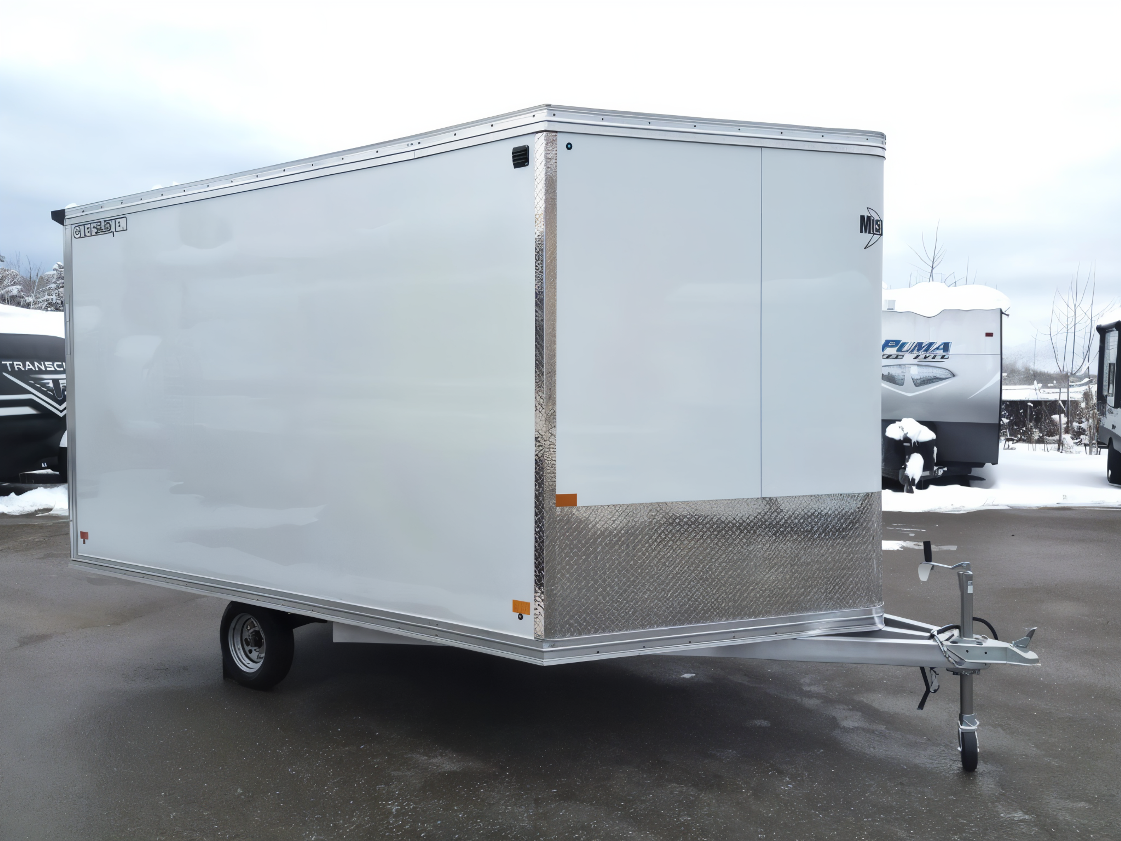 2024 Mission Trailers 101×12 Aluminum 2 Place Crossover 3.0 w/Side X Side Pkg,
