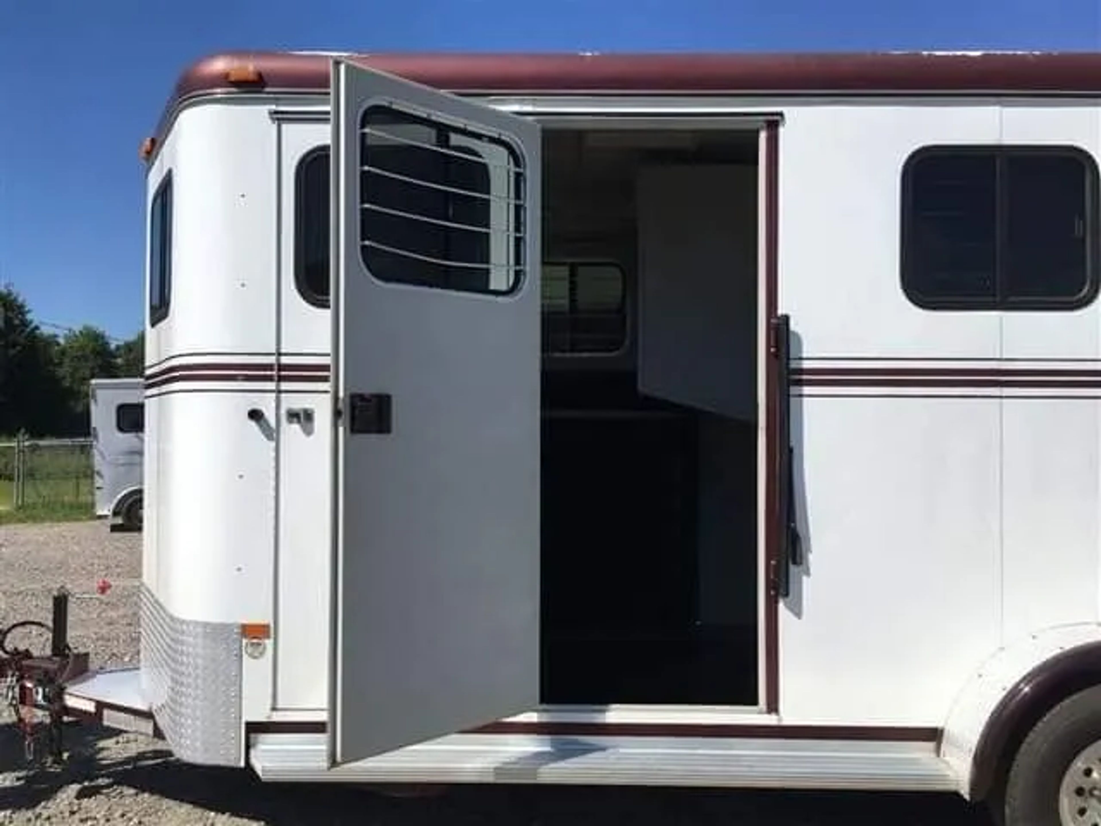 2007 Hawk 2 Horse Bumper Pull Side Ramp — view 13