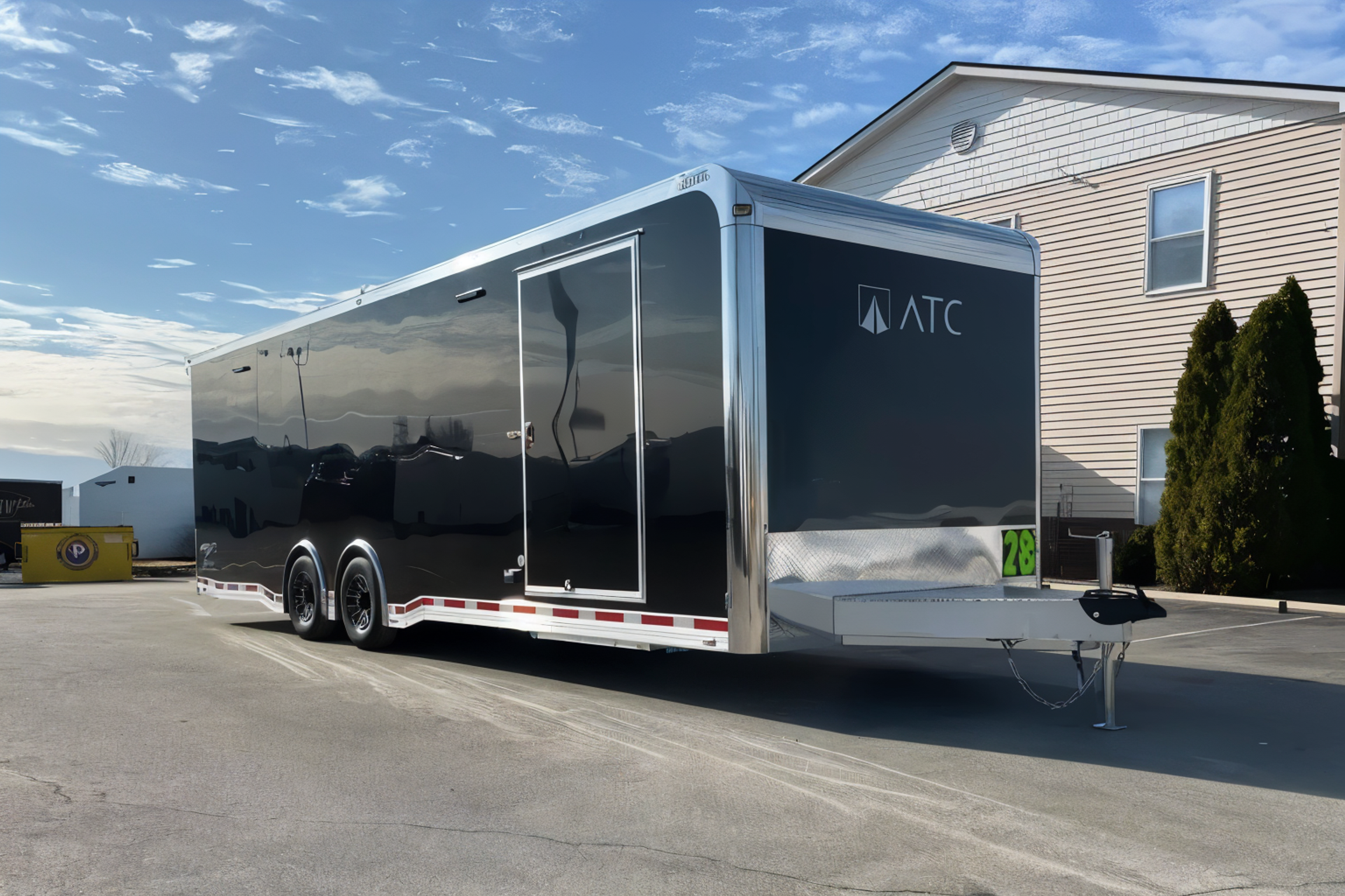 Enclosed ATC Car Trailer 2026 28ft. Aluminum ROM 550 w/LifeTrac & Large Escape — view 3