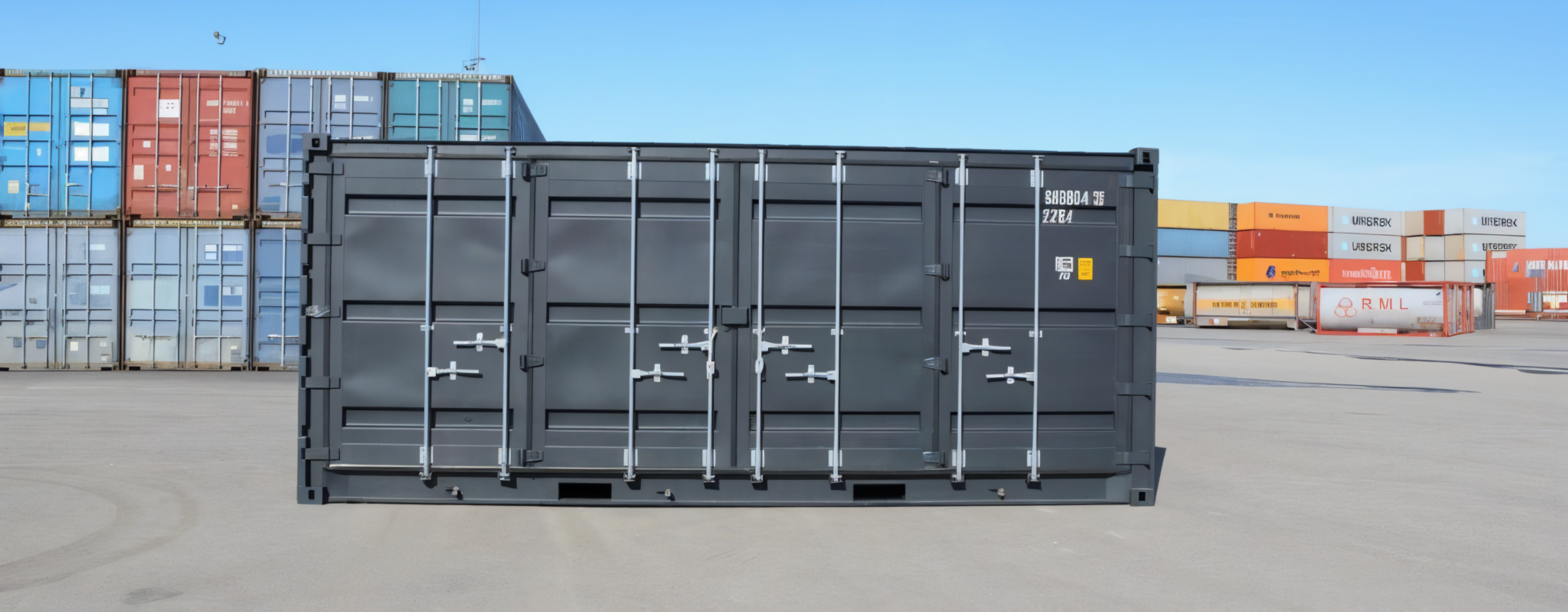 20ft High Cube Container – Hazardous Waste Container, Side opening (9ft 6′ high) — view 2