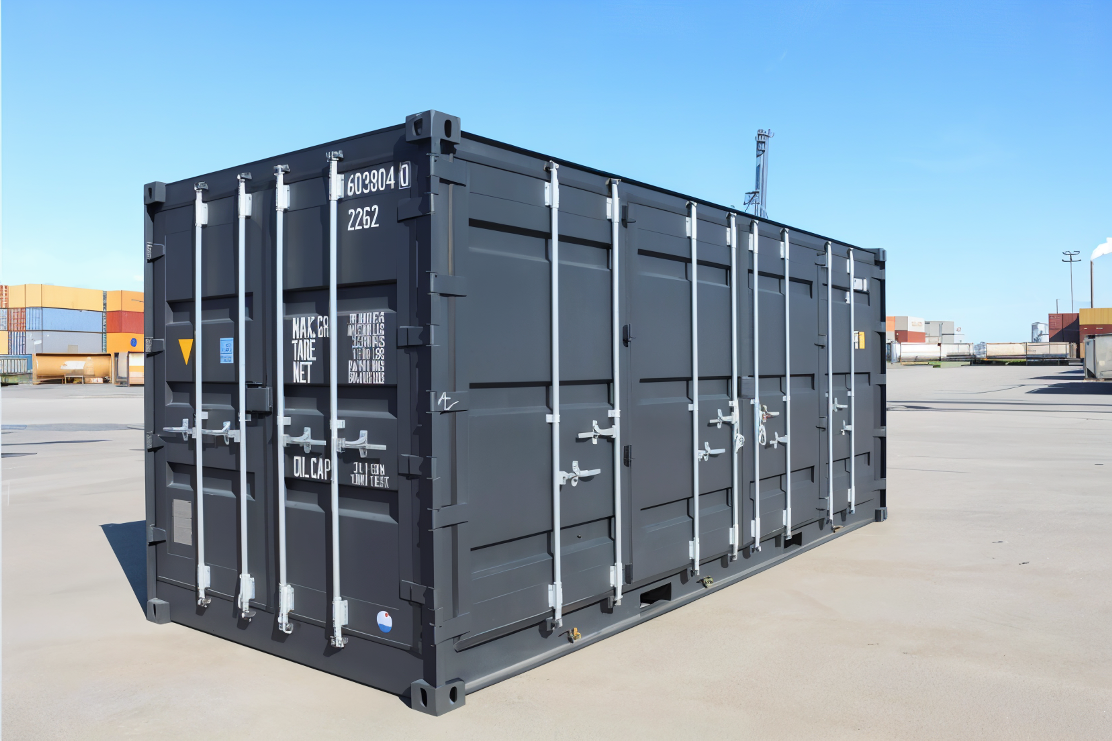20ft High Cube Container – Hazardous Waste Container, Side opening (9ft 6′ high)