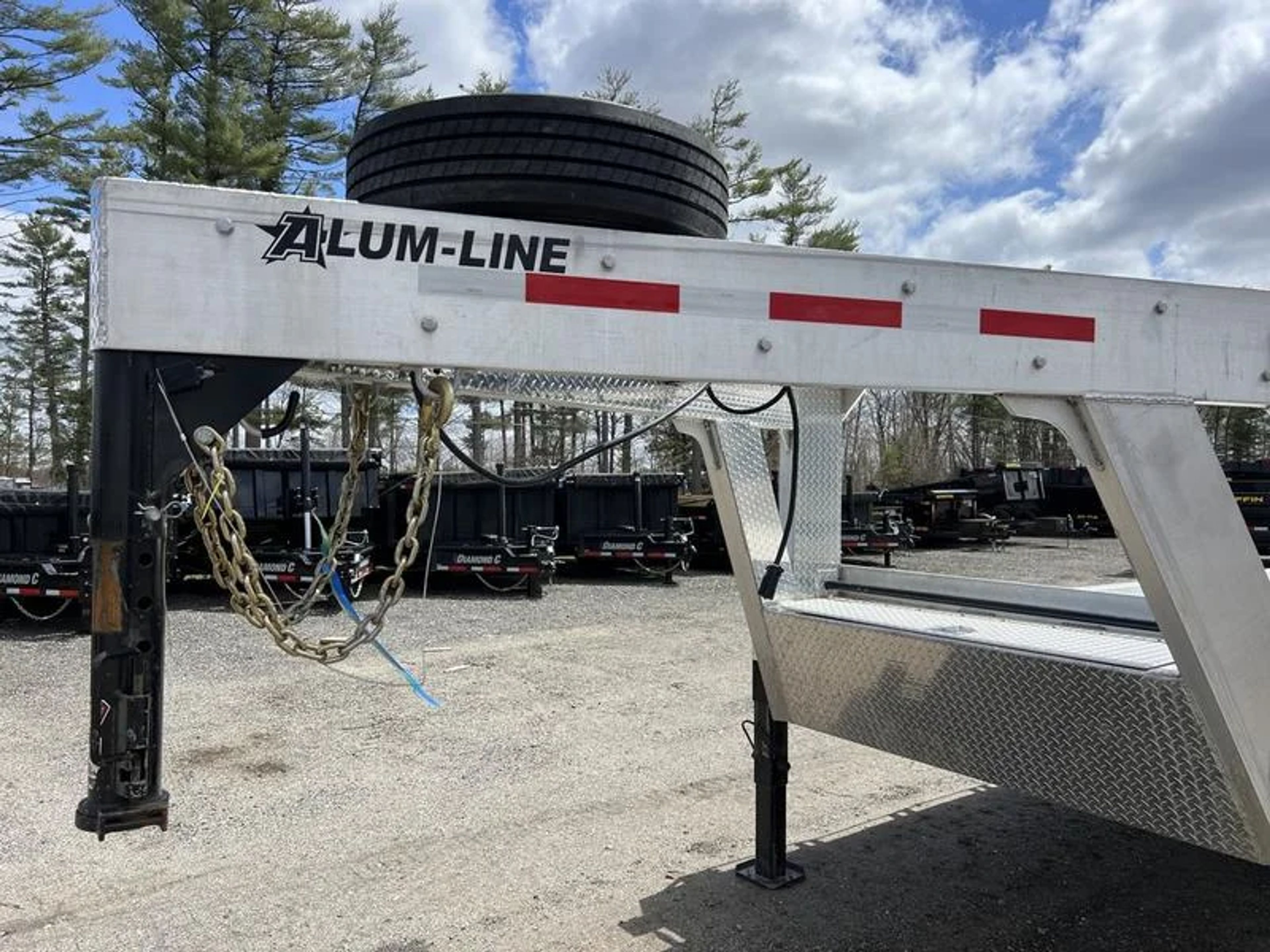 2024 Alum Line Trailers 8.5×24 13K Aluminum Gooseneck w/Flip-Over Ramps — view 6