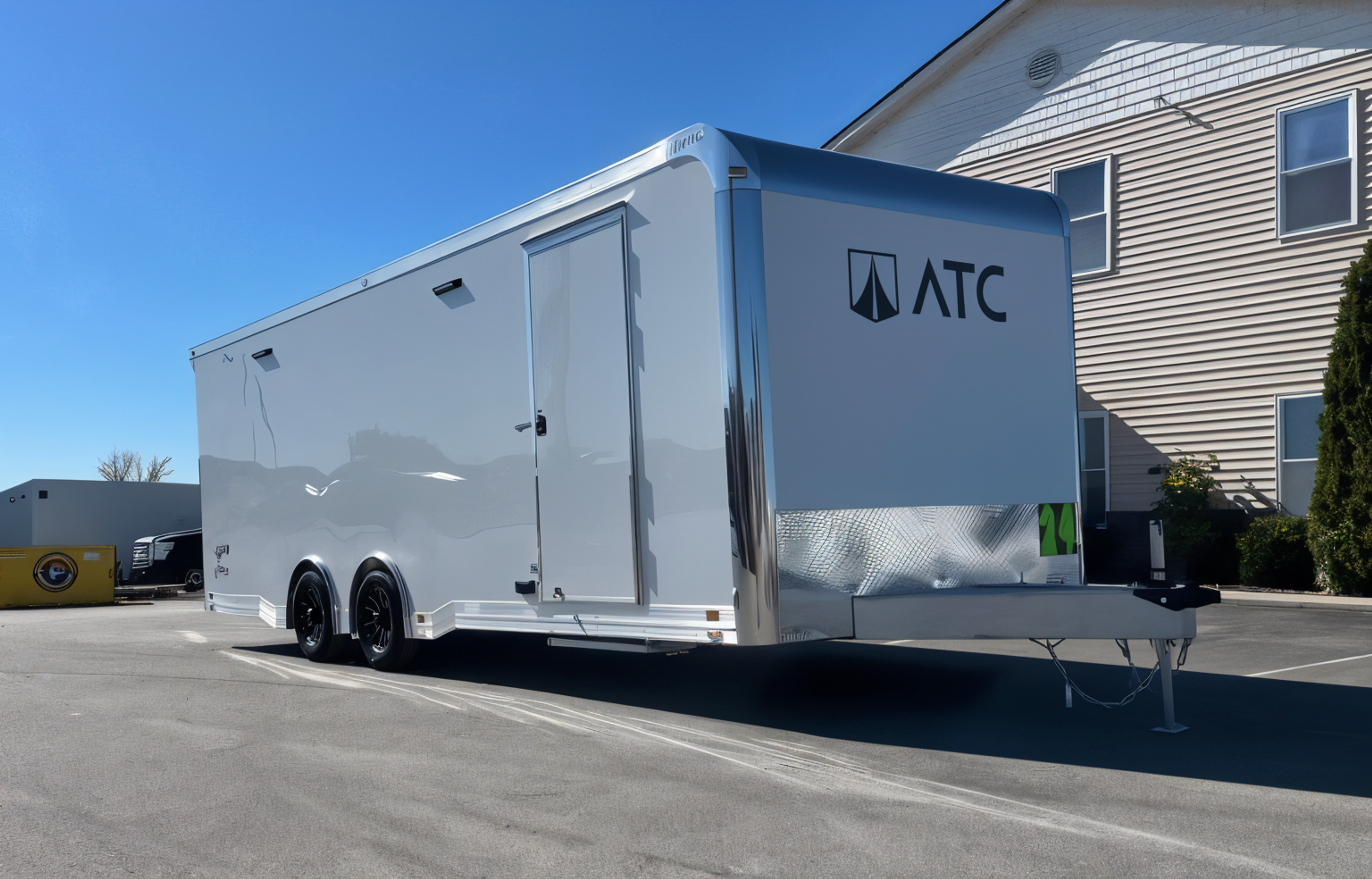 Enclosed ATC Car Trailer 2026 24ft. Aluminum ROM 550 w/Large Escape Door & — view 3