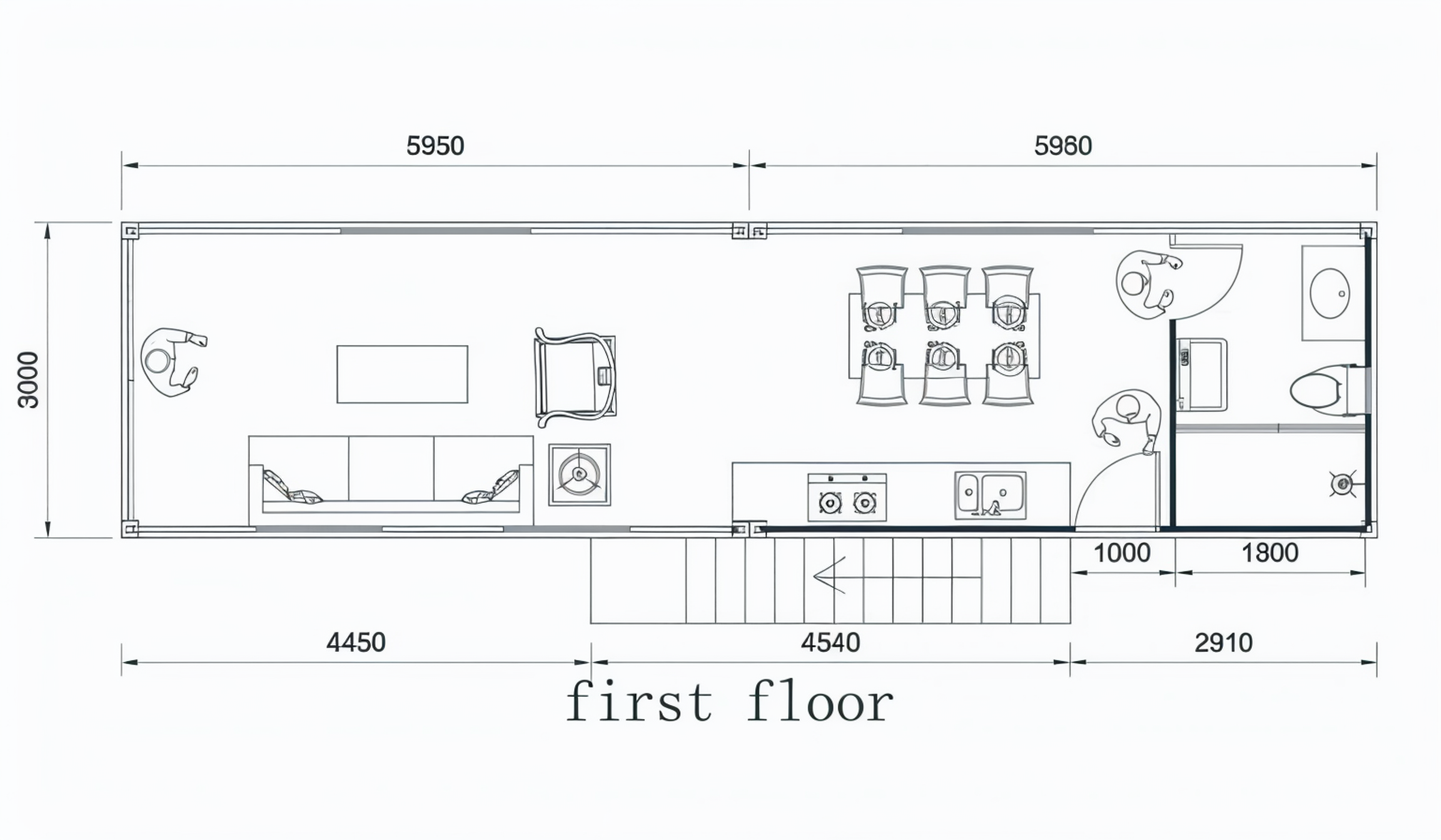 1BHK Duplex Prefab House with Rooftop Deck, Fully Furnished Modular Kitchen and — view 6