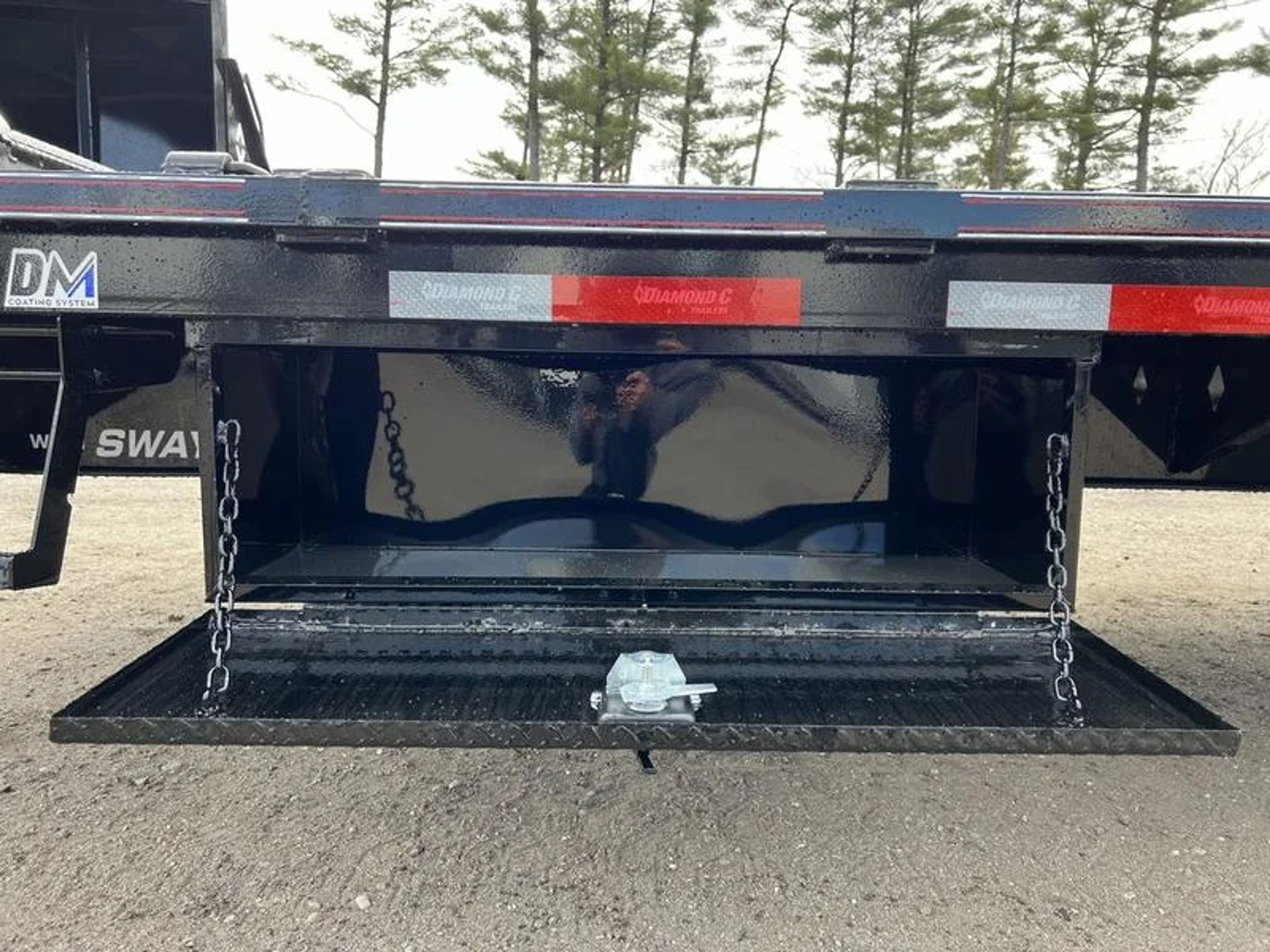 2024 Diamond C 8.5×35 25K Gooseneck Equipment Trailer w/Spare Mount — view 12