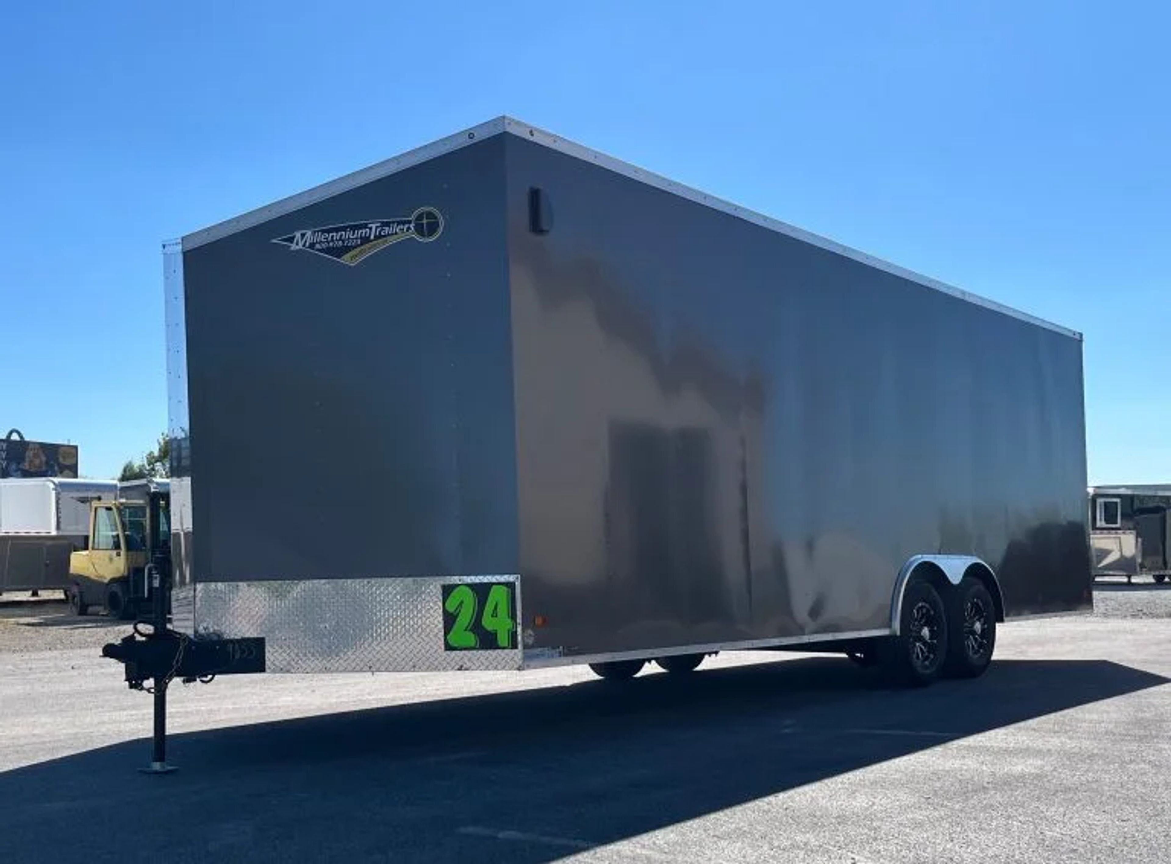 Enclosed Car Hauler 2026 24ft. Hero w/Heavy Duty Ramp Door & Aluminum Wheels