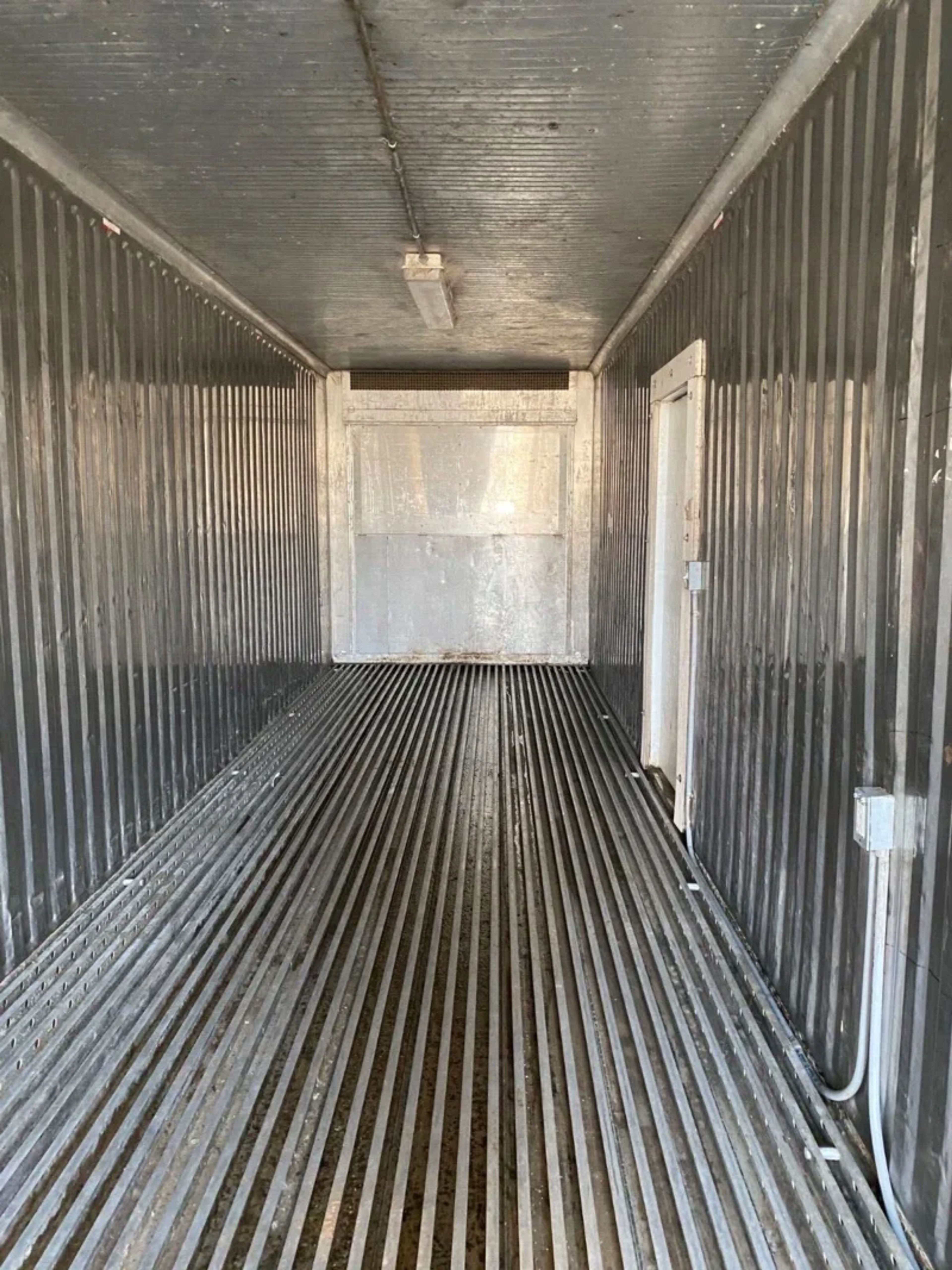 Used 40ft Refrigerated Shipping Container – With Custom Side Door Access — view 6