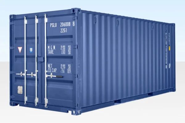 20ft Shipping Container (One Trip) – Blue