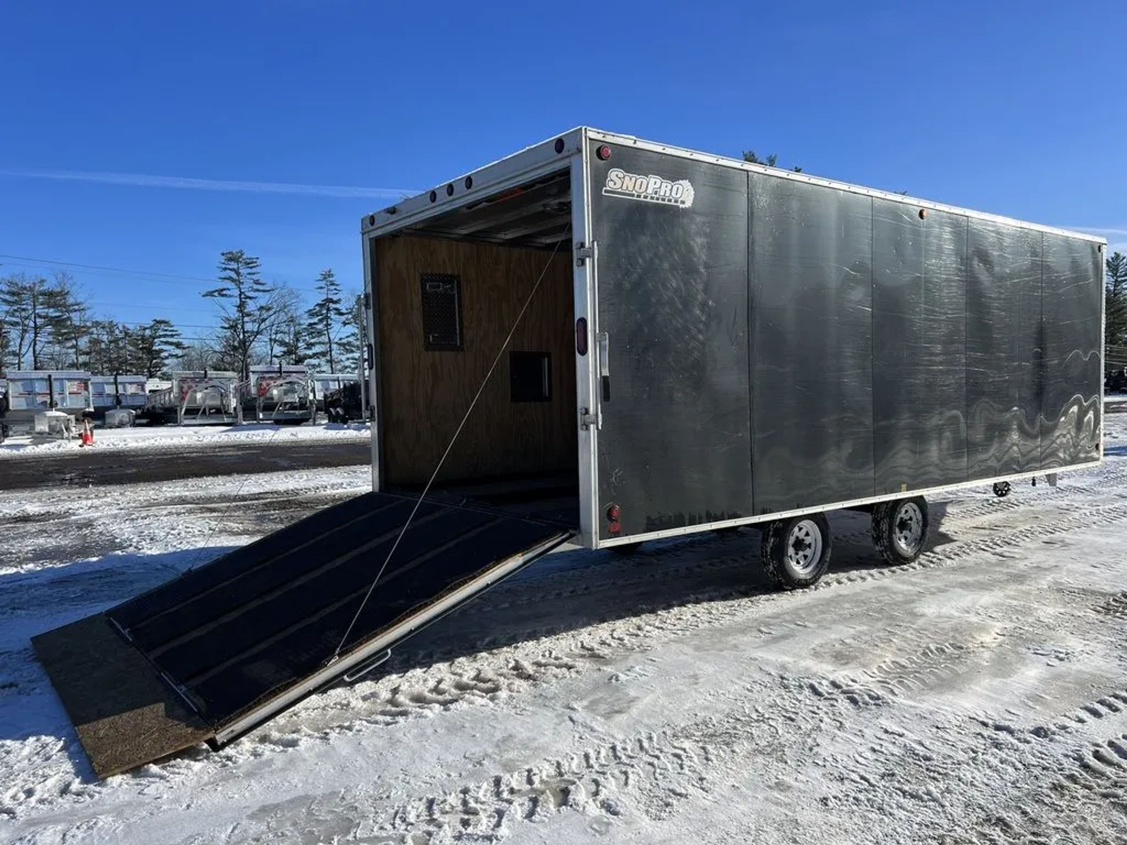 2008 Sno Pro 101×20 Aluminum 4-Place w/Interior Spare Mount, Mats & Guides — view 13
