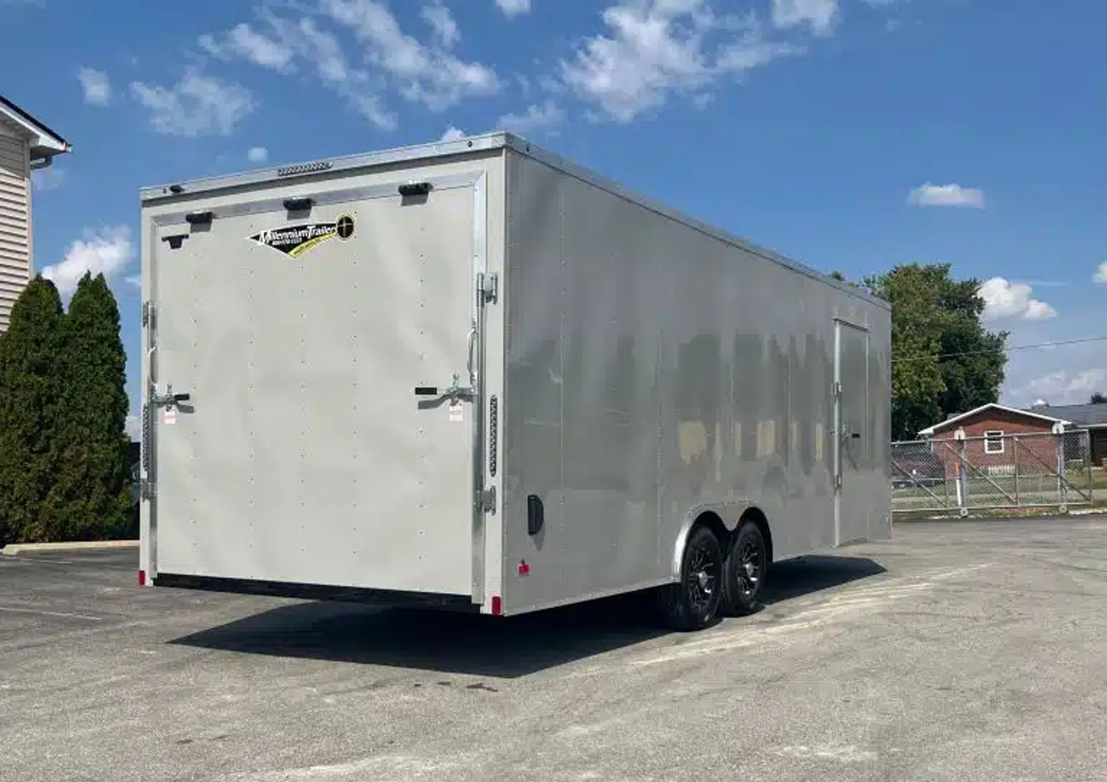 Enclosed Car Hauler 2026 24ft. Hero w/Heavy Duty Ramp Door & Aluminum Wheels — view 3