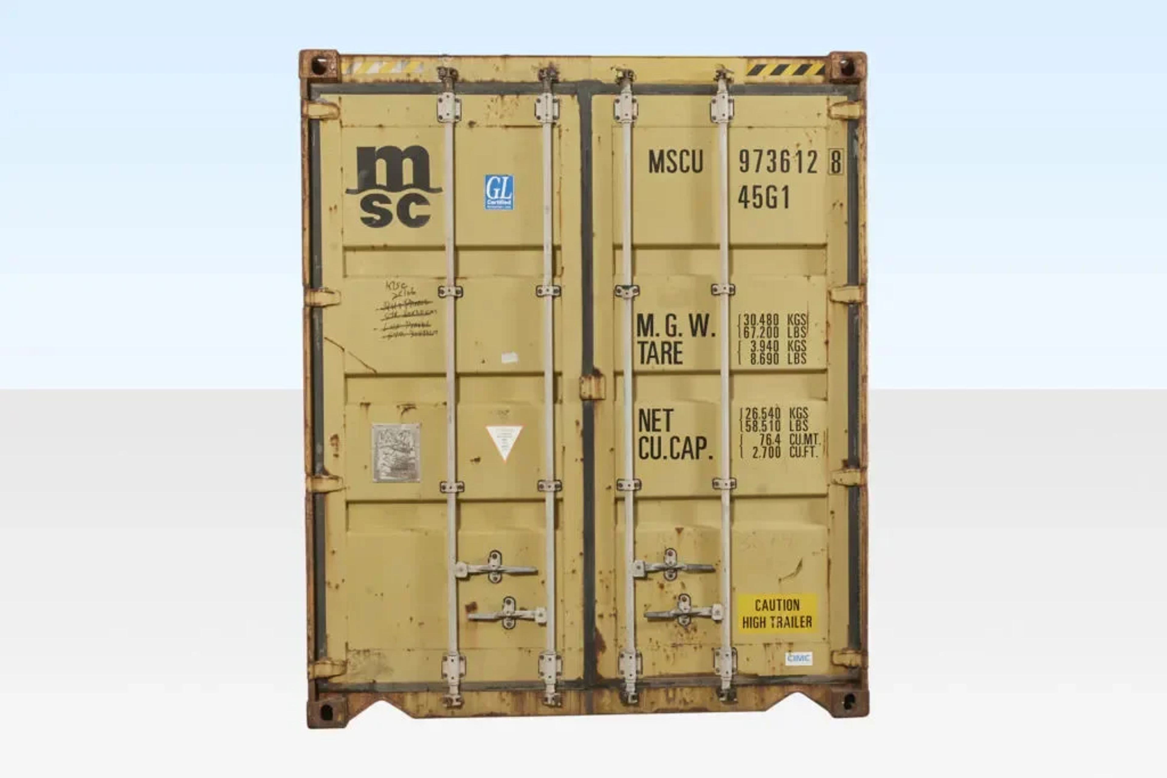 40ft X 8ft Used Shipping Container – Standard — view 2