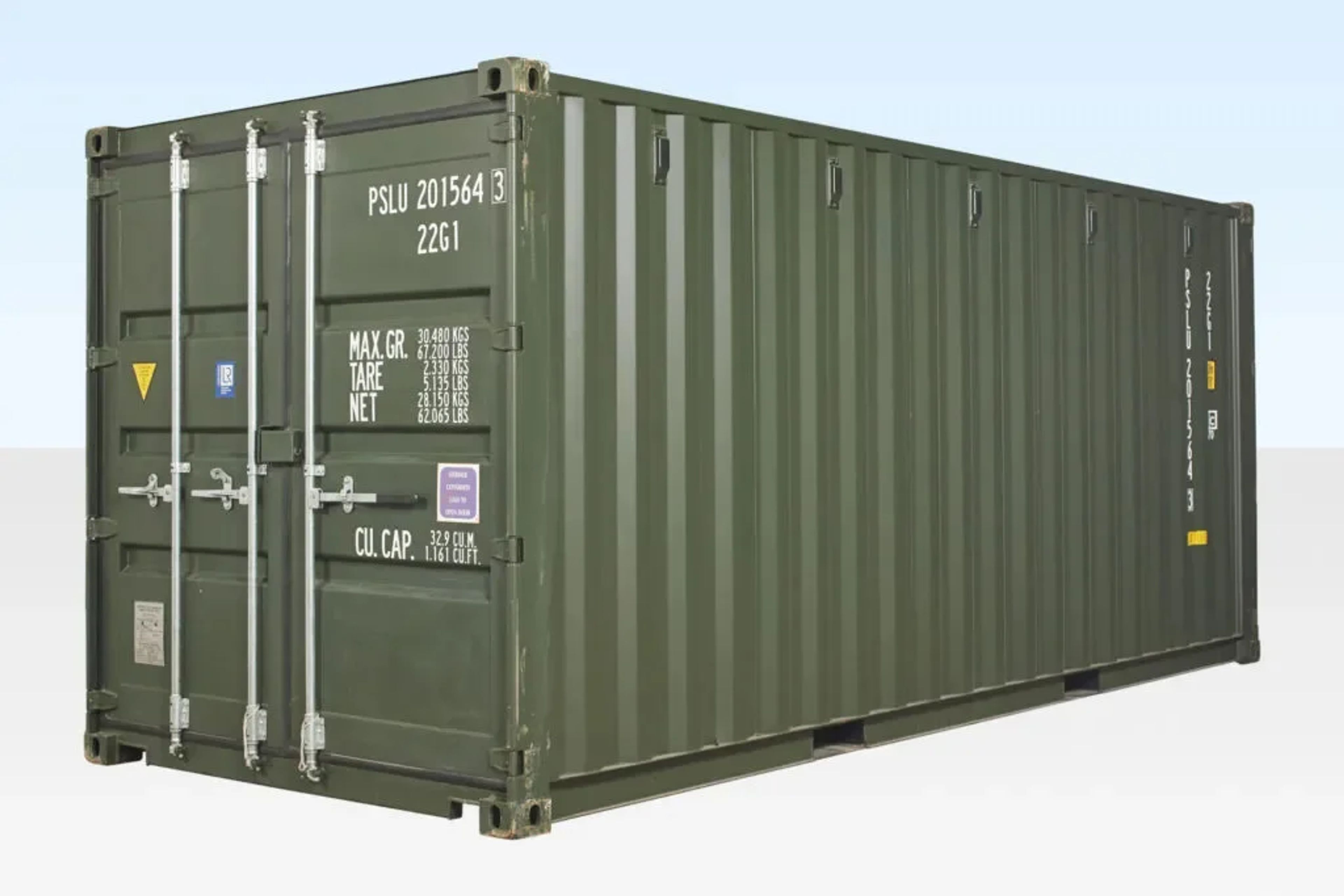 20ft x 8ft Tunnel Container (Double End Door) One Trip — view 5