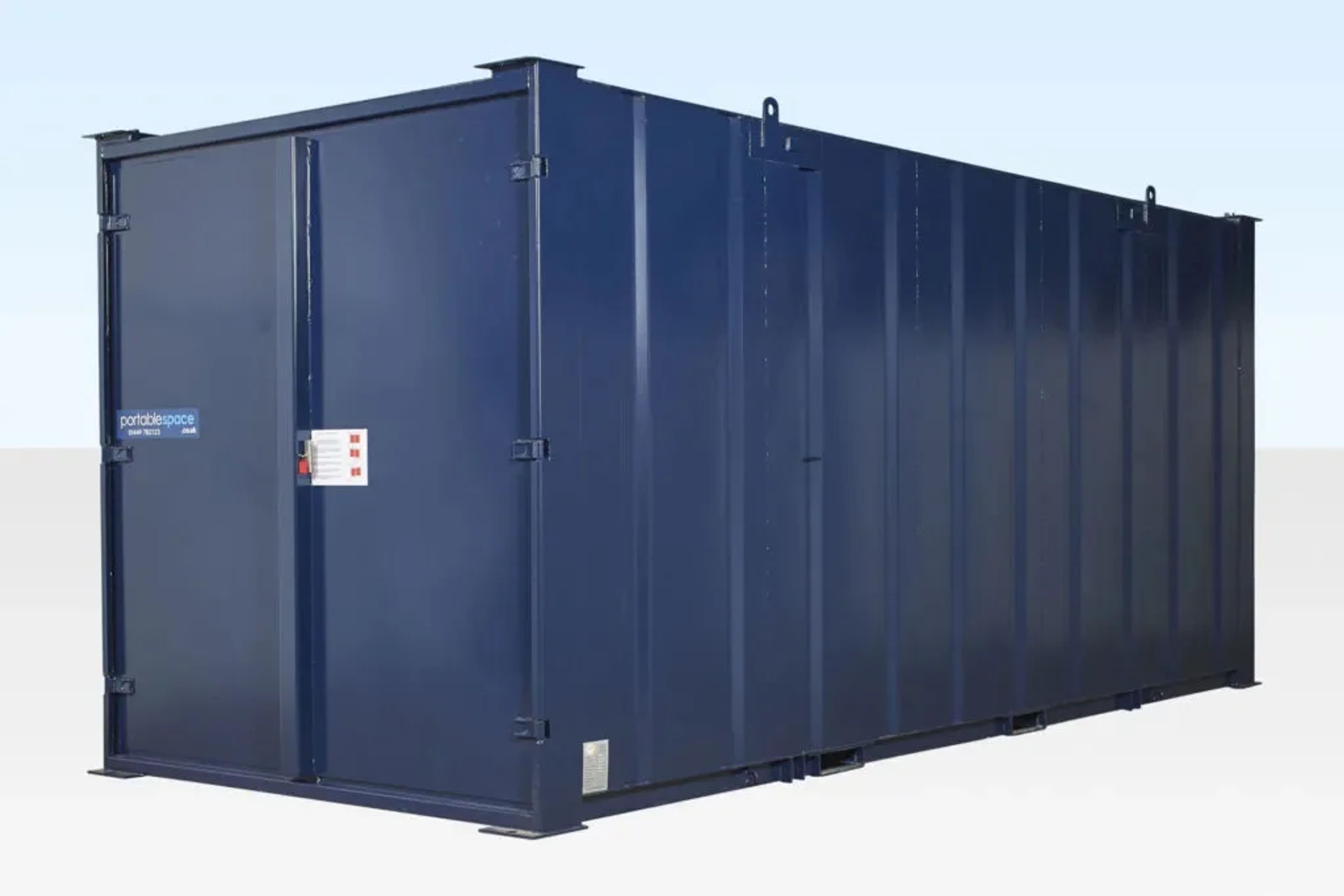 12ft x 8ft Steel Store Cabin (Suitable for stacking) — view 3