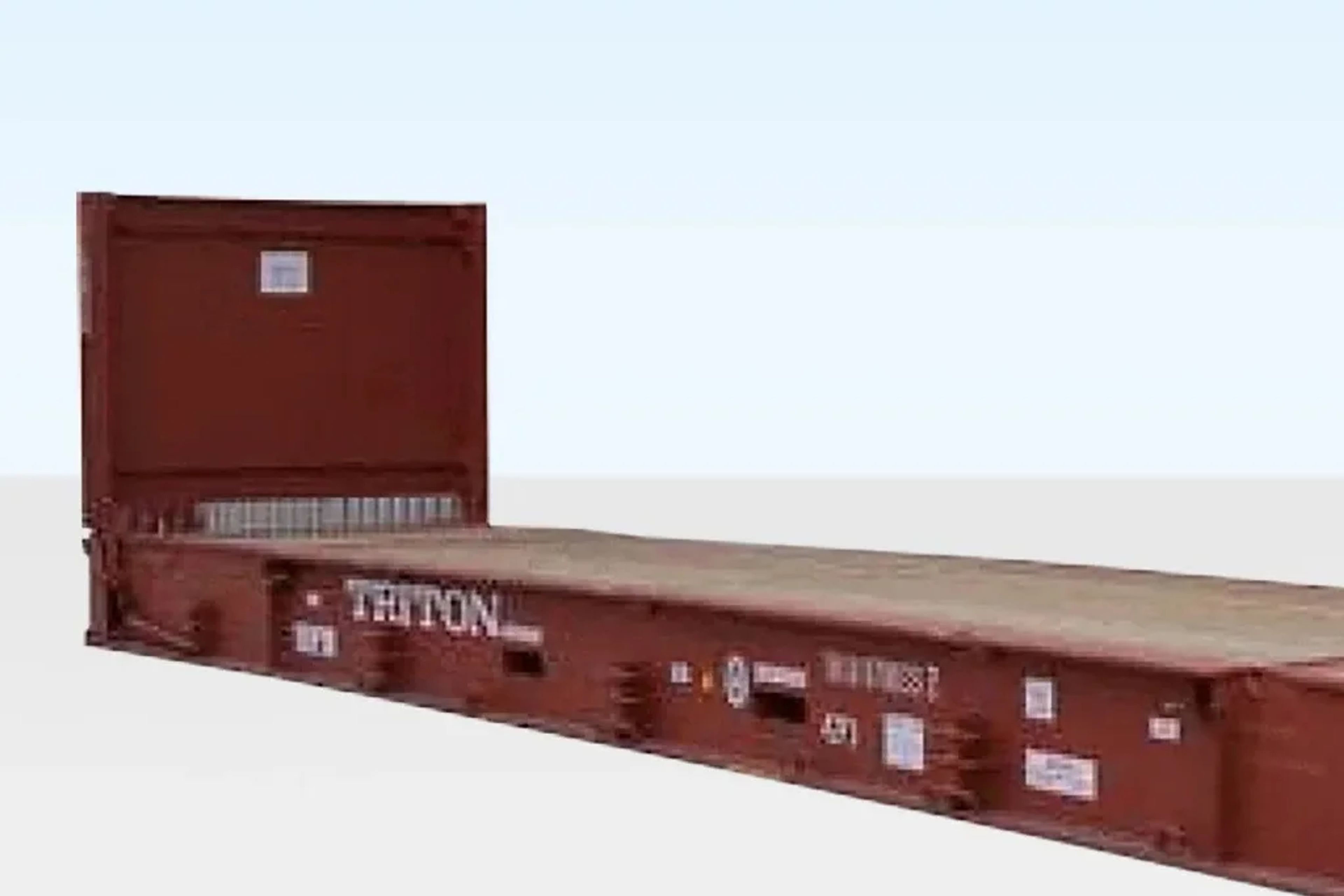 40ft X 8ft New And Used Container Flat Racks — view 2