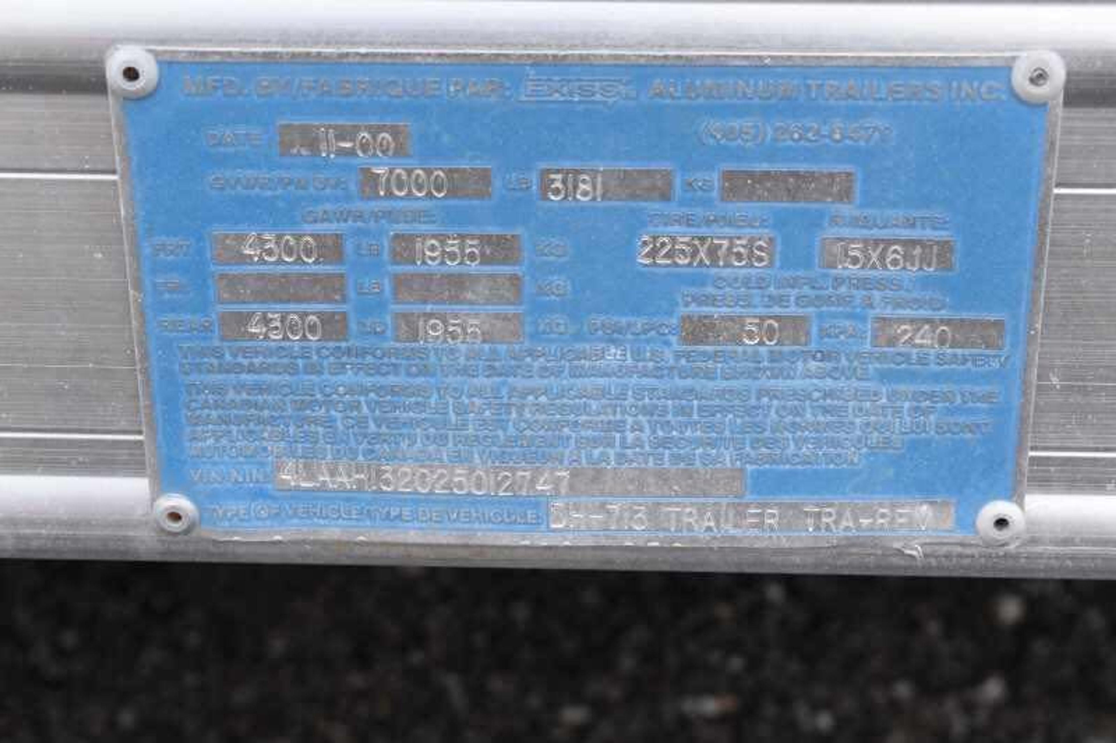 2002 Exiss SS20 2 Horse Trailer — view 13