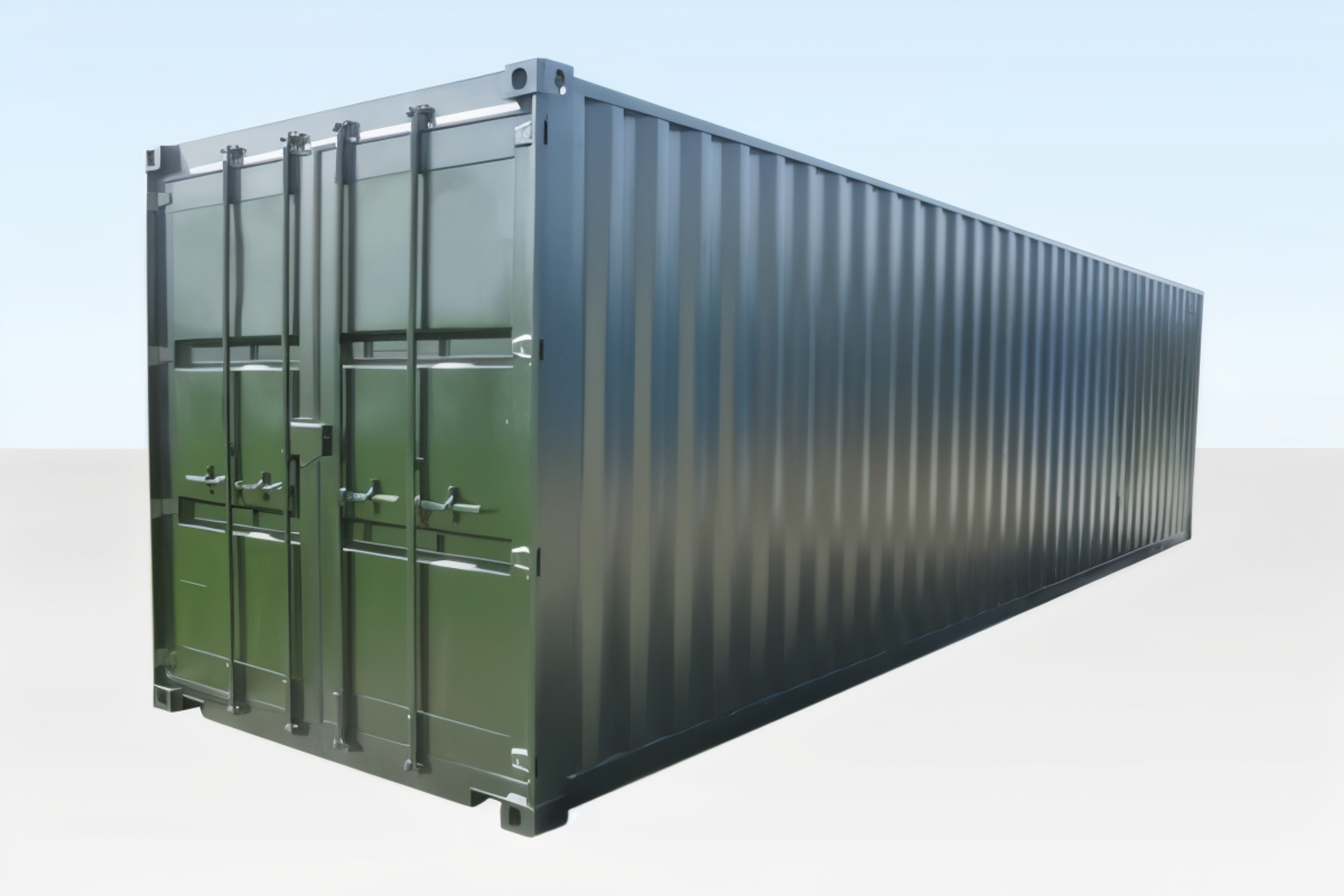 30ft X 8ft Shipping Container One Trip – Cut Down